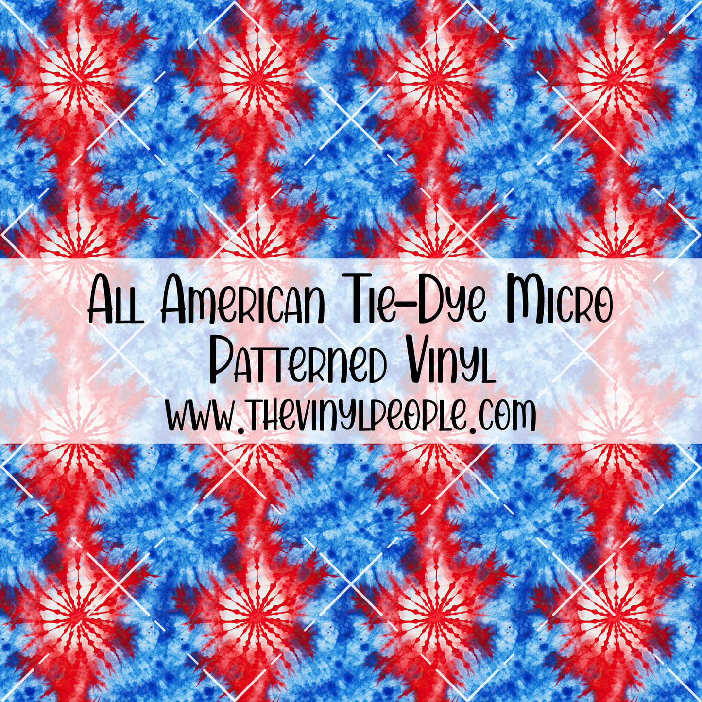 All American Tie-Dye Patterned Vinyl