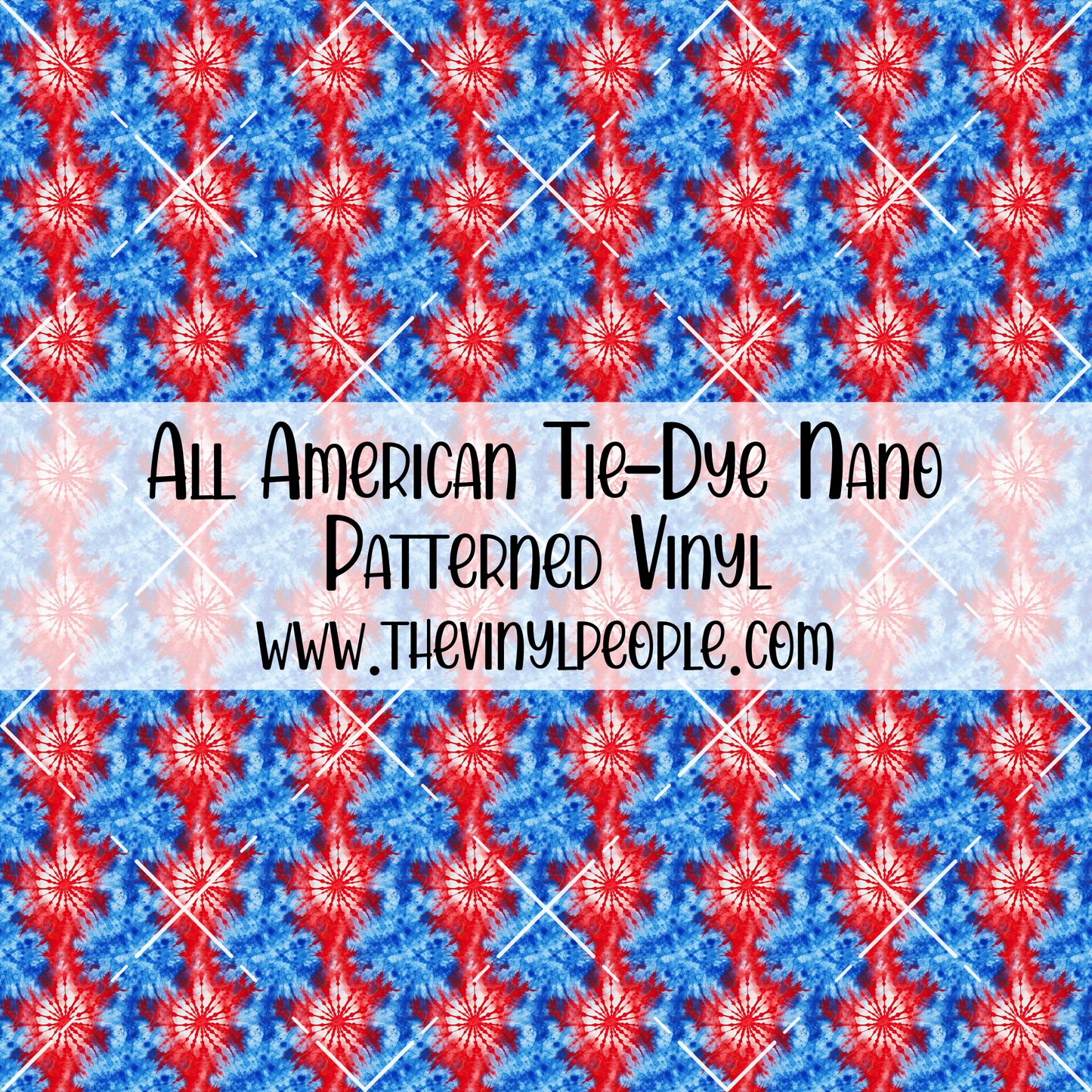 All American Tie-Dye Patterned Vinyl