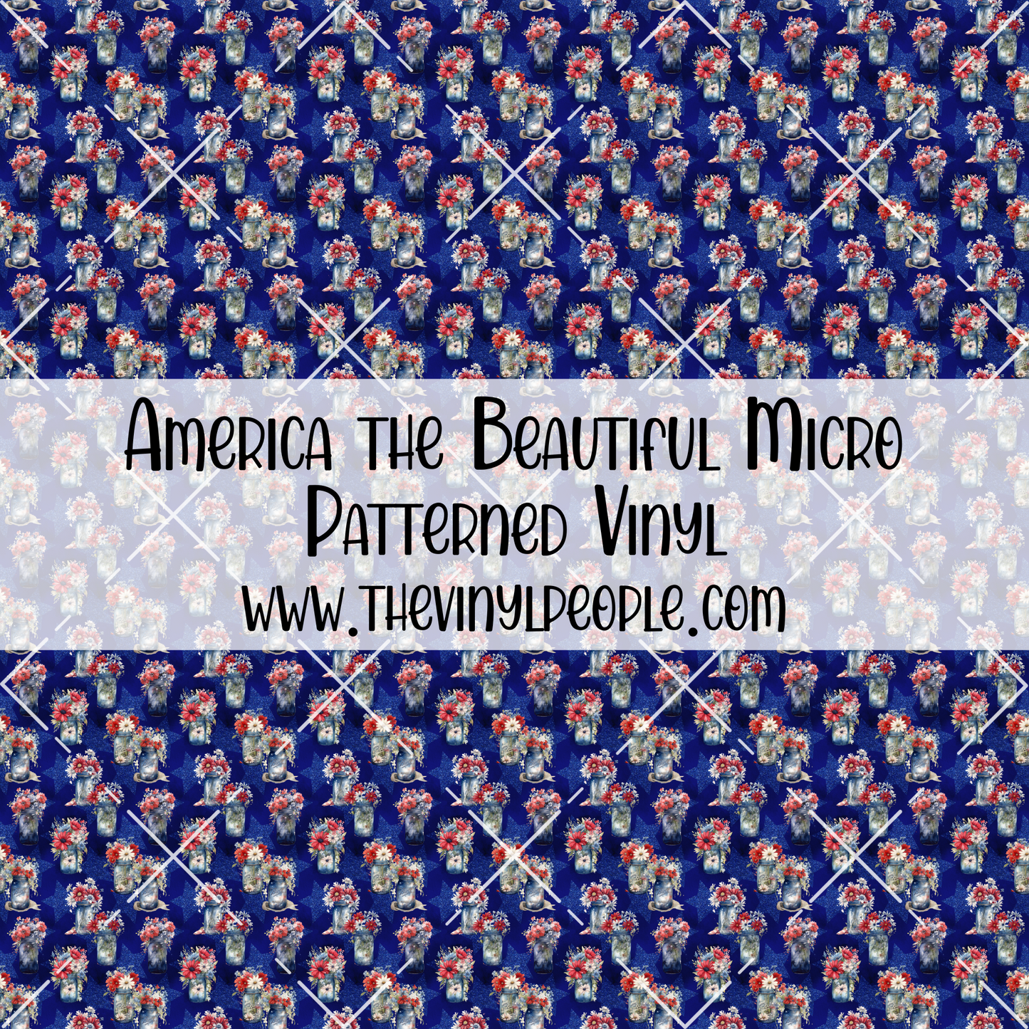 America the Beautiful Patterned Vinyl