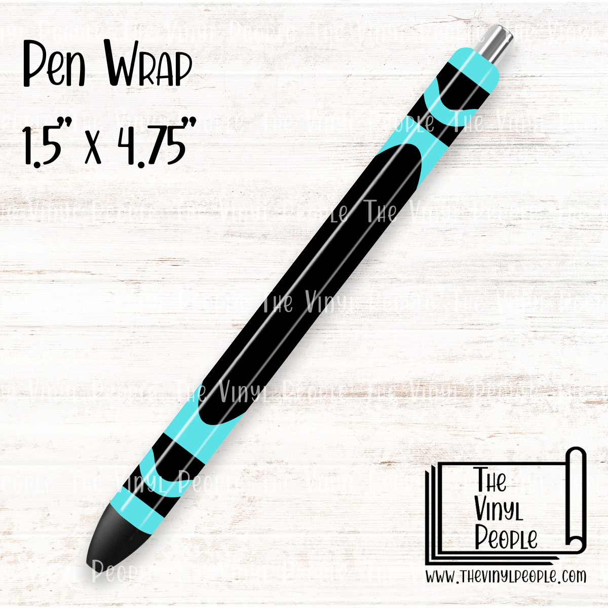 Aqua Crayon Pen Wrap