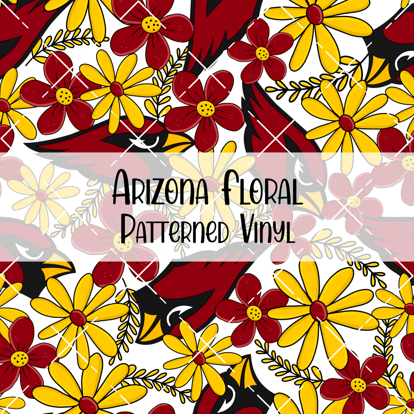 Arizona Floral Patterned Vinyl