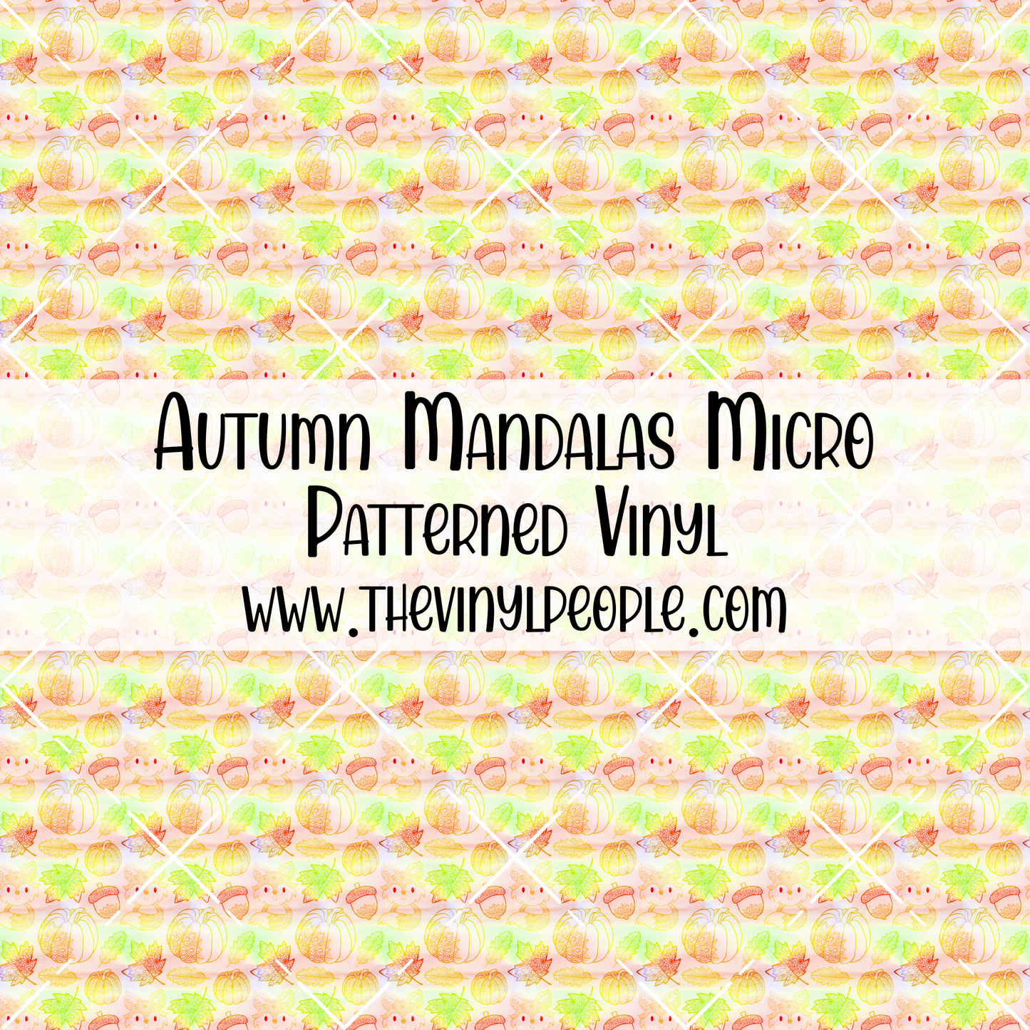 Autumn Mandalas Patterned Vinyl