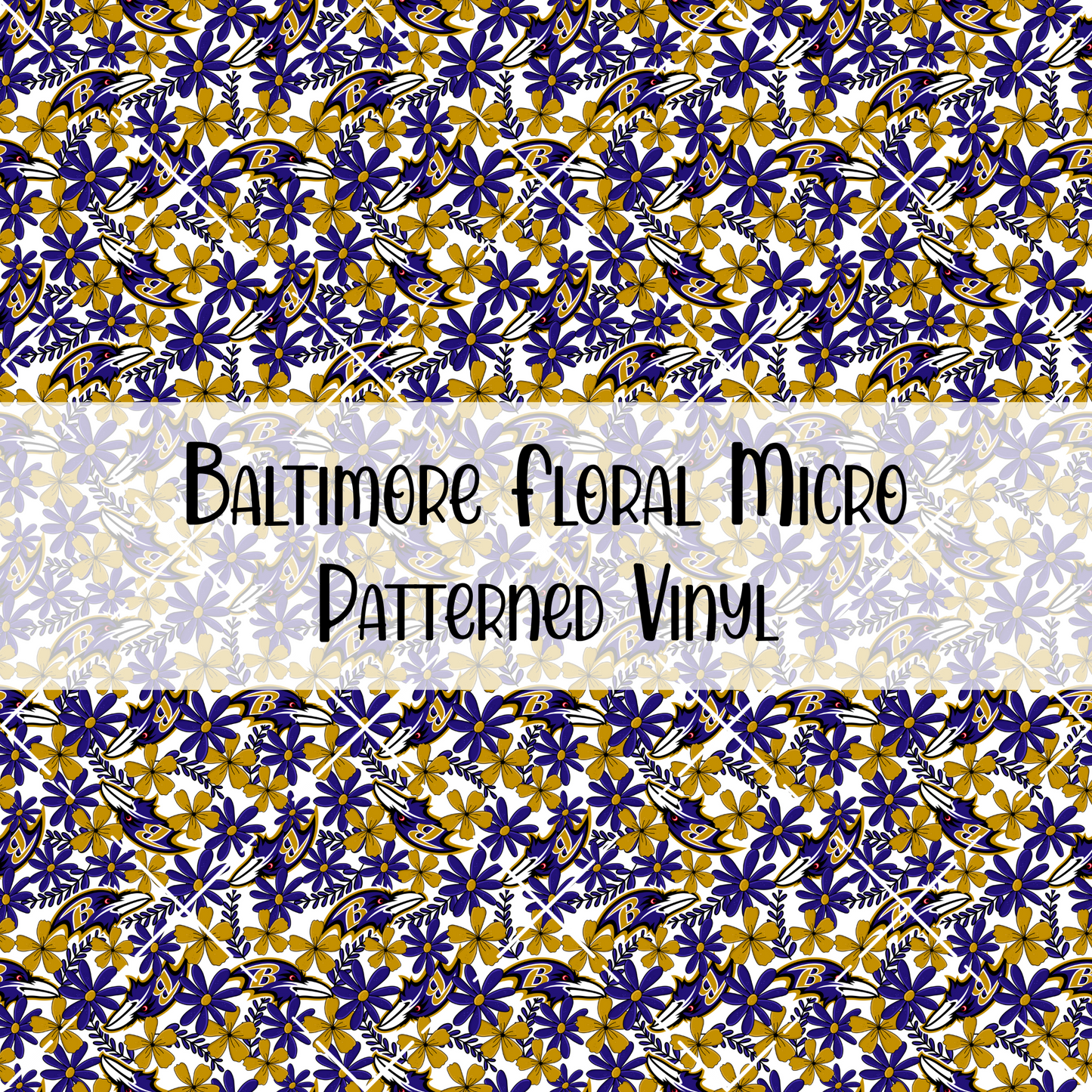 Baltimore Floral Patterned Vinyl