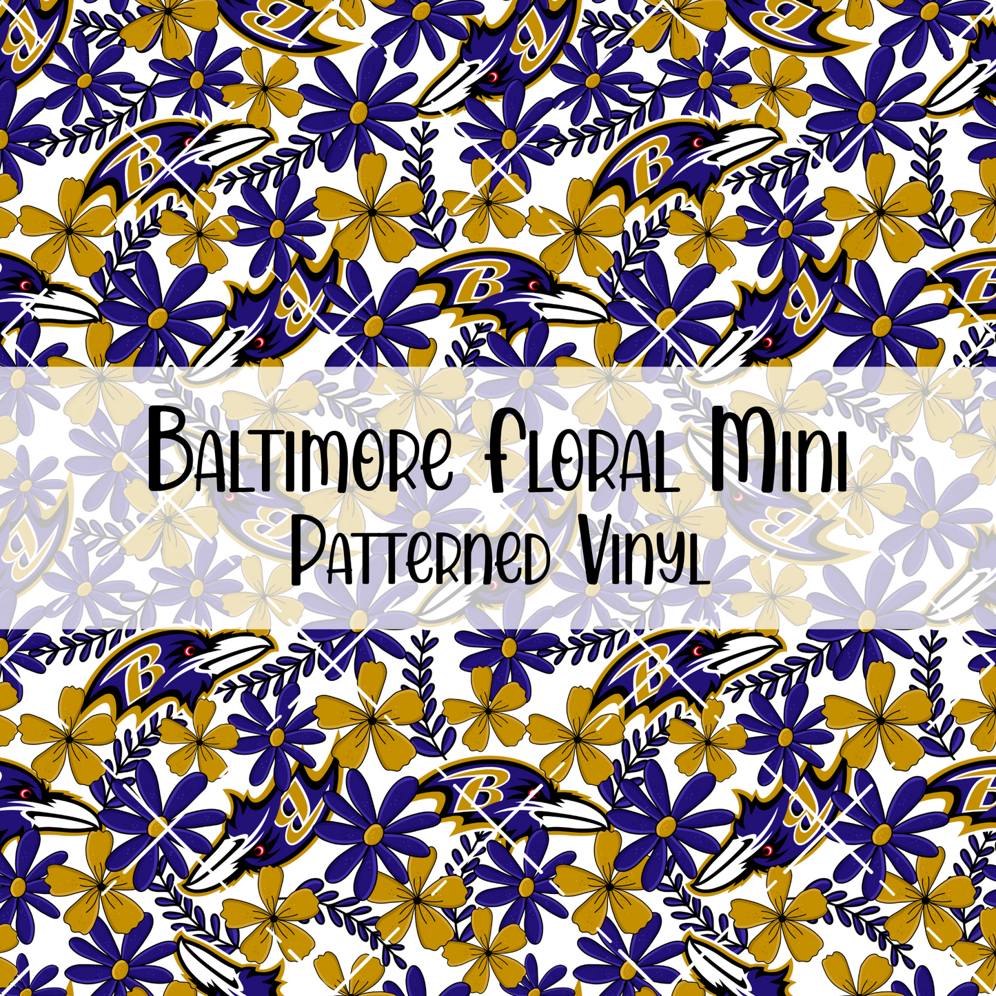 Baltimore Floral Patterned Vinyl