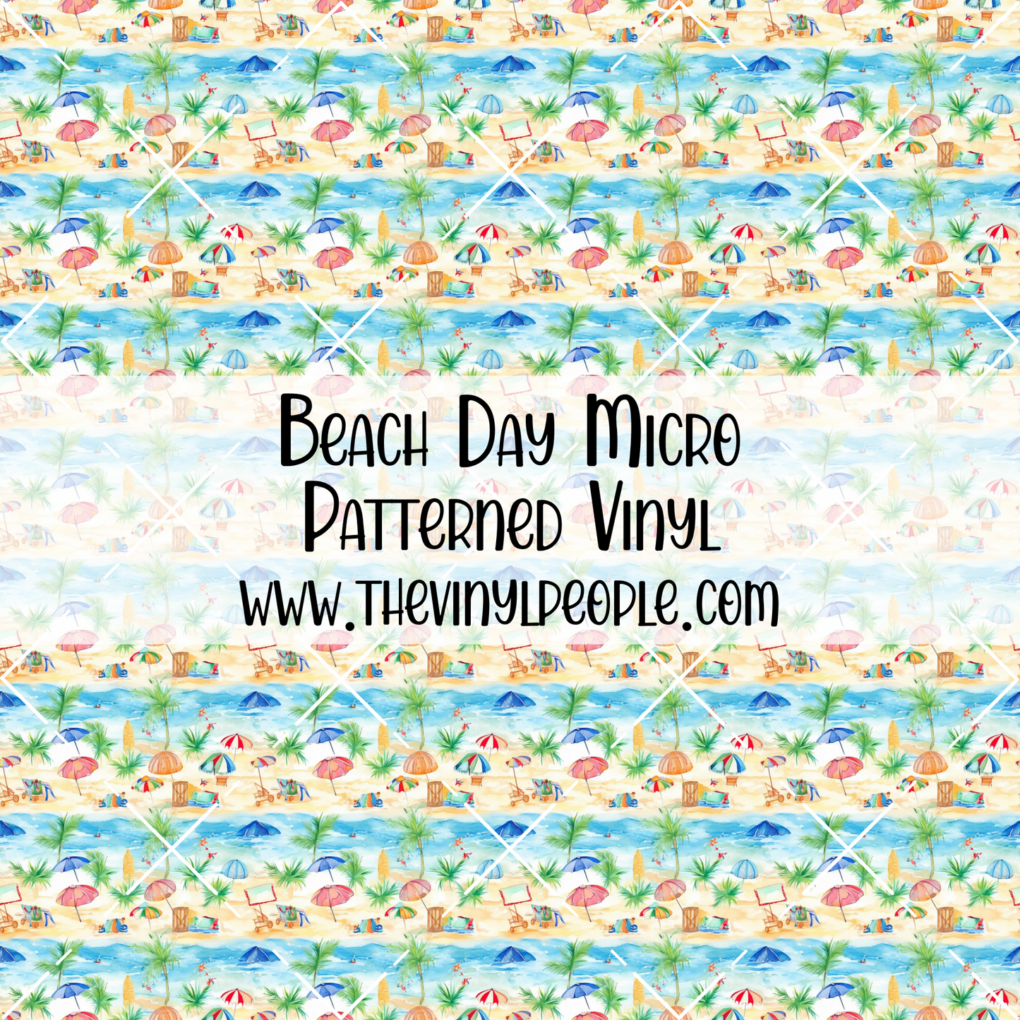 Beach Day Patterned Vinyl