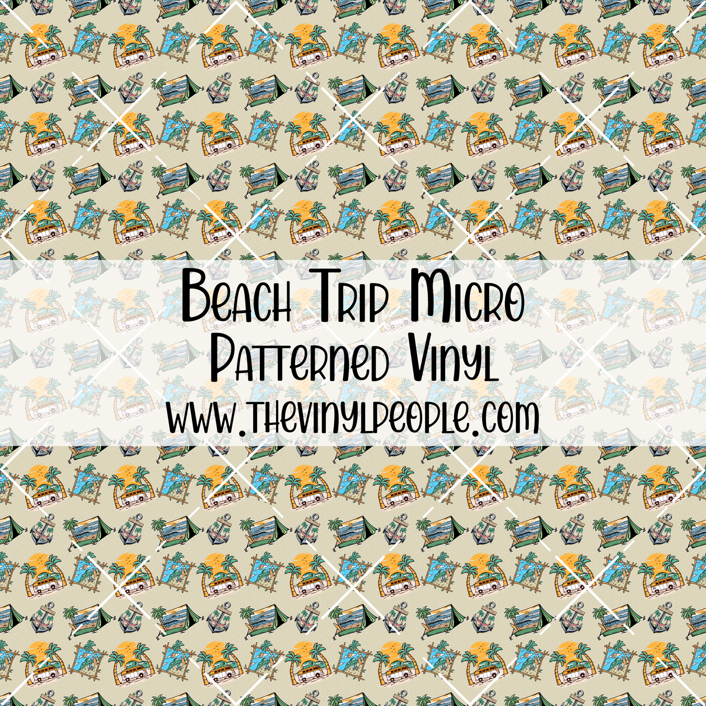 Beach Trip Patterned Vinyl