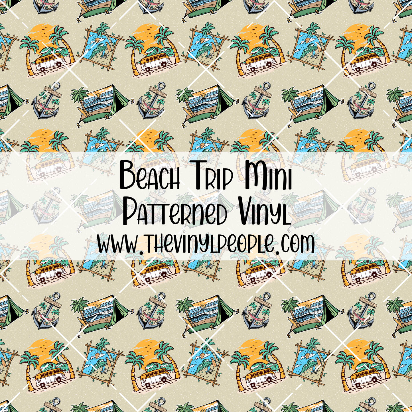 Beach Trip Patterned Vinyl