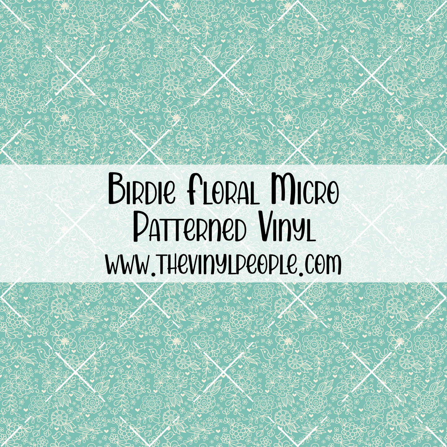 Birdie Floral Patterned Vinyl
