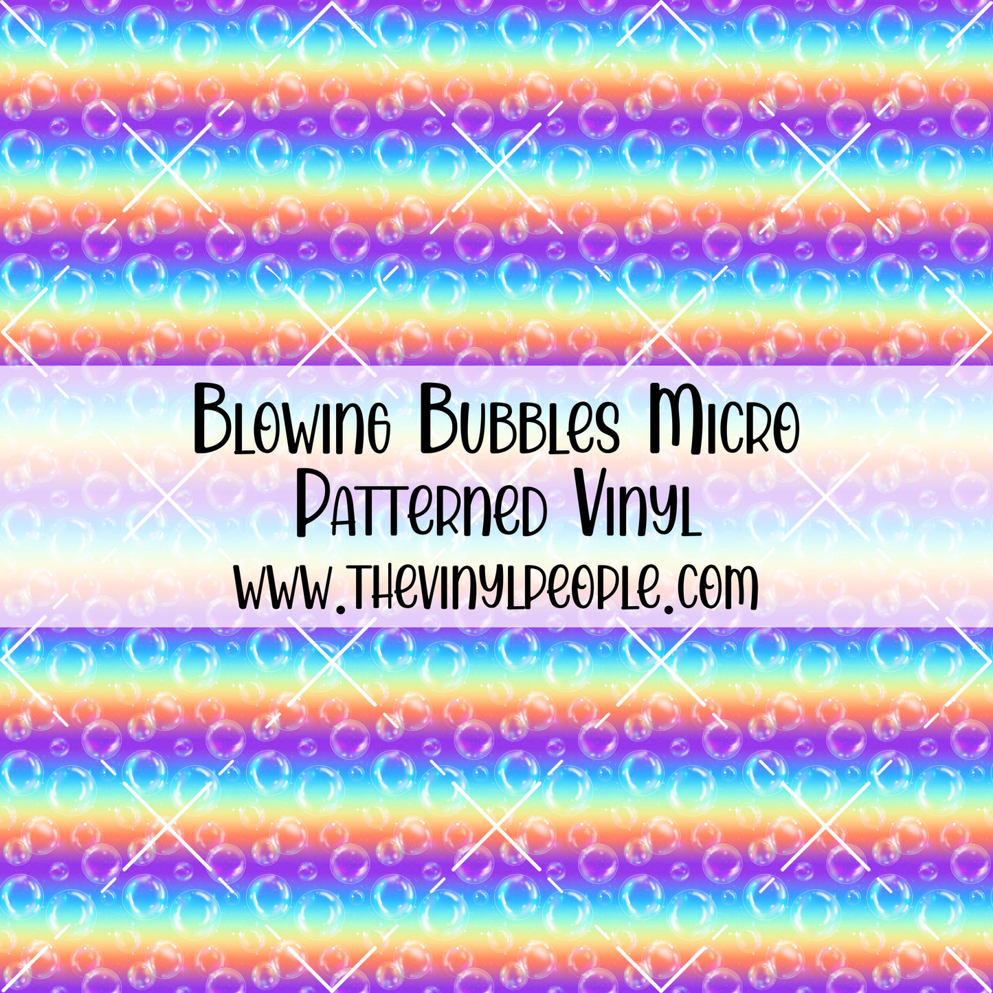 Blowing Bubbles Patterned Vinyl
