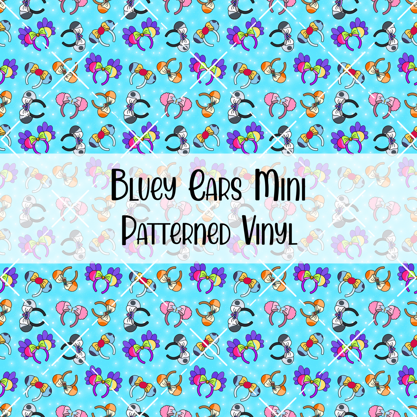 Bluey Ears Patterned Vinyl