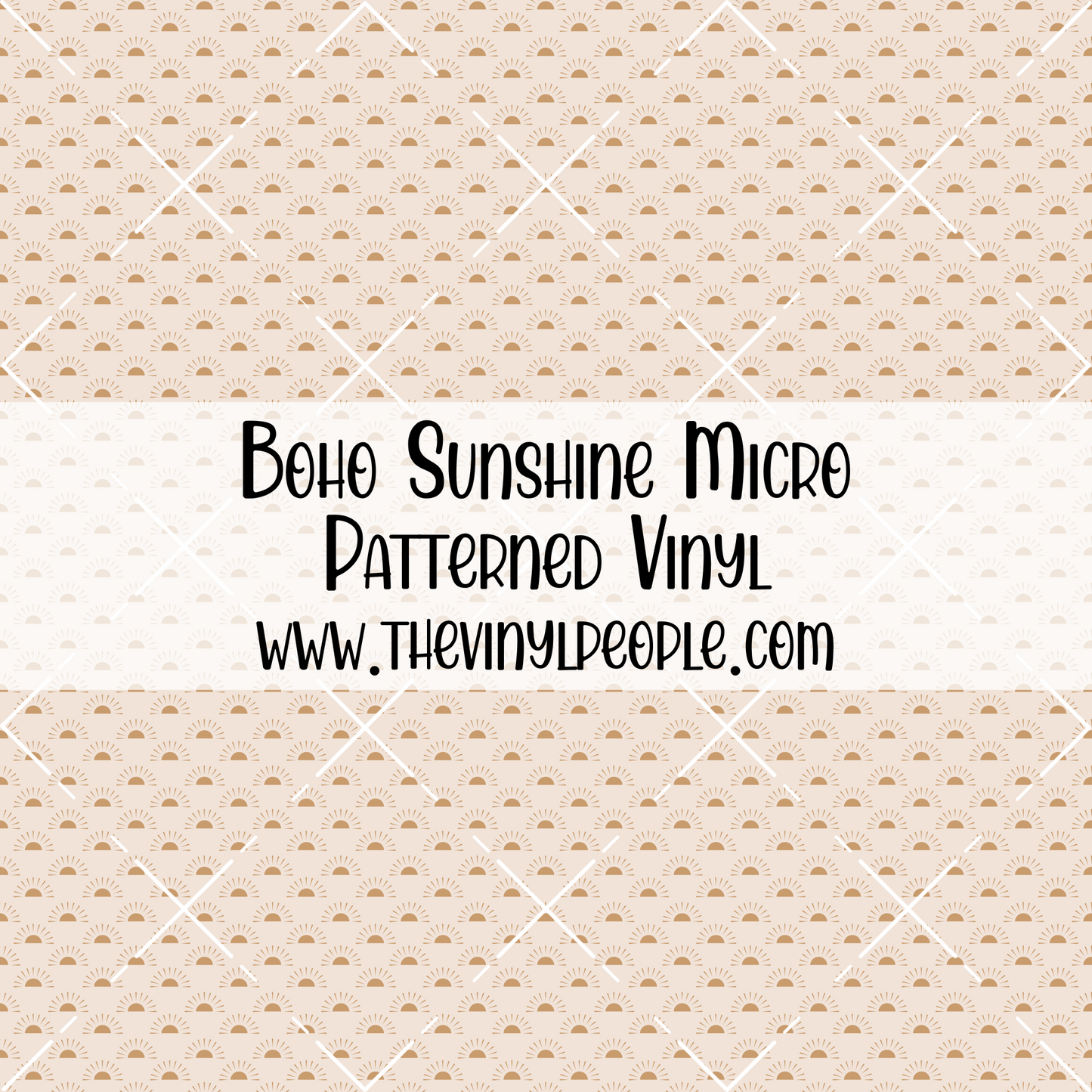 Boho Sunshine Patterned Vinyl