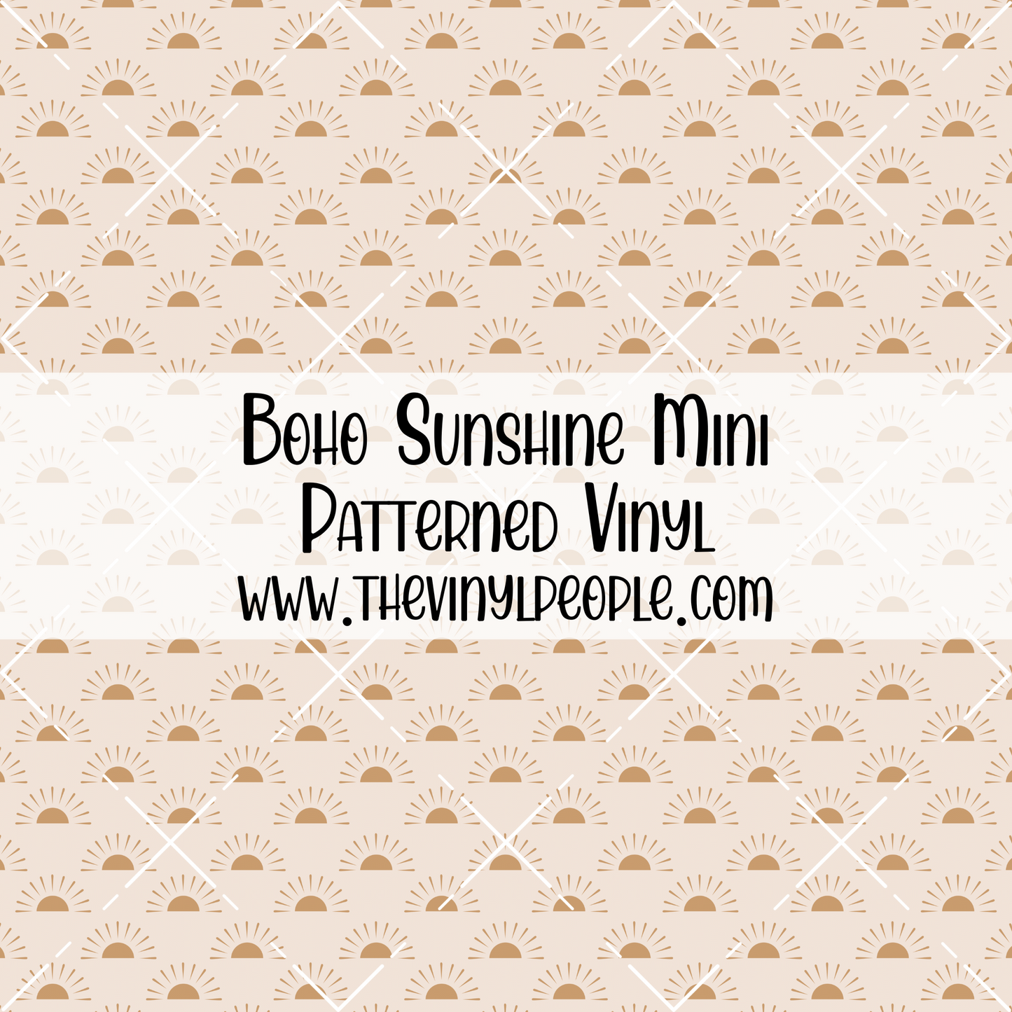 Boho Sunshine Patterned Vinyl