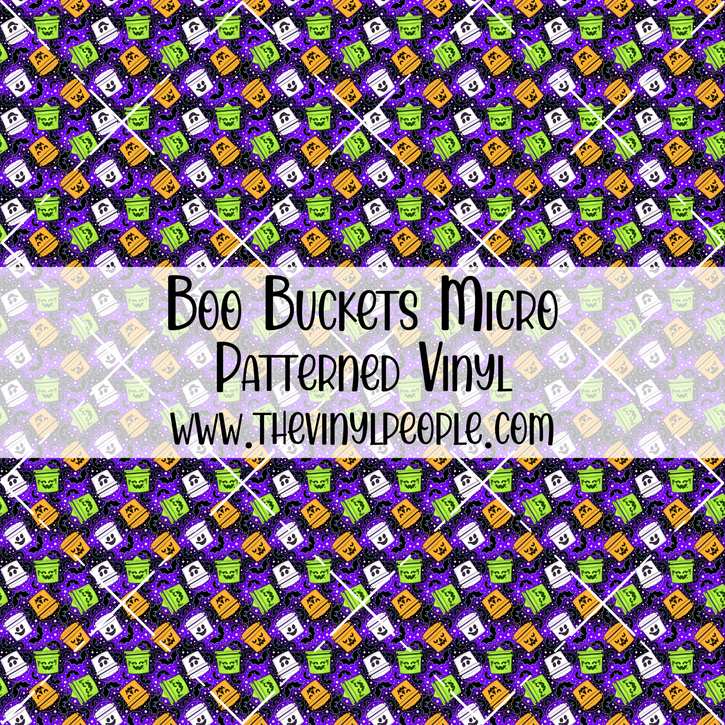 Boo Buckets Patterned Vinyl