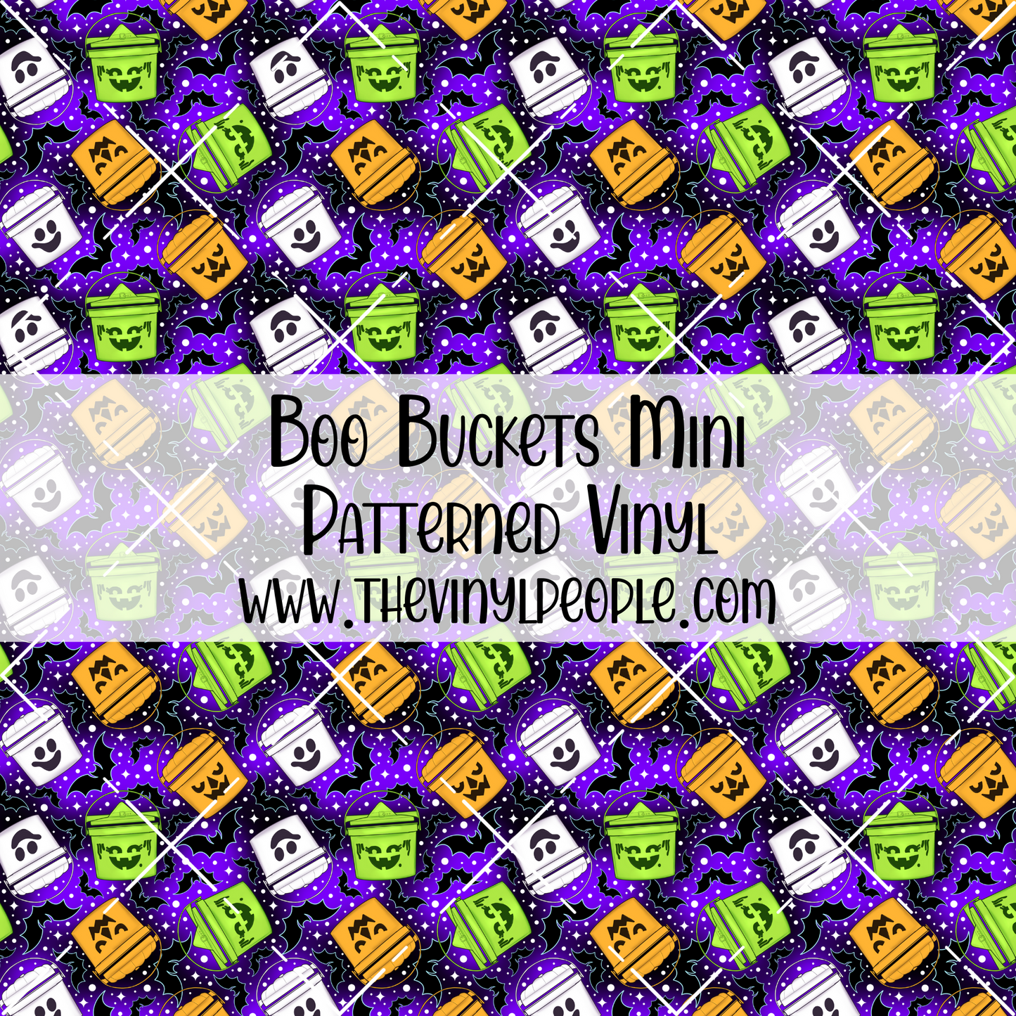 Boo Buckets Patterned Vinyl