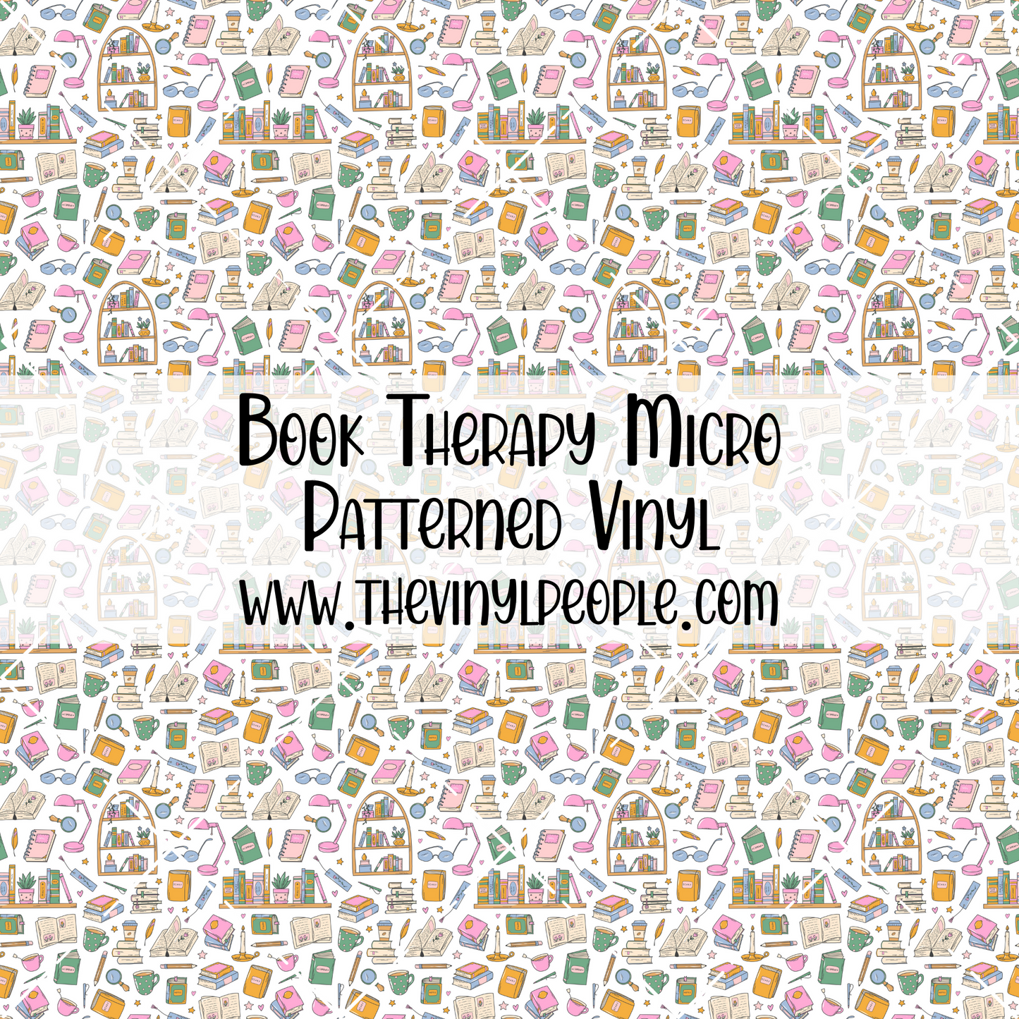 Book Therapy Patterned Vinyl