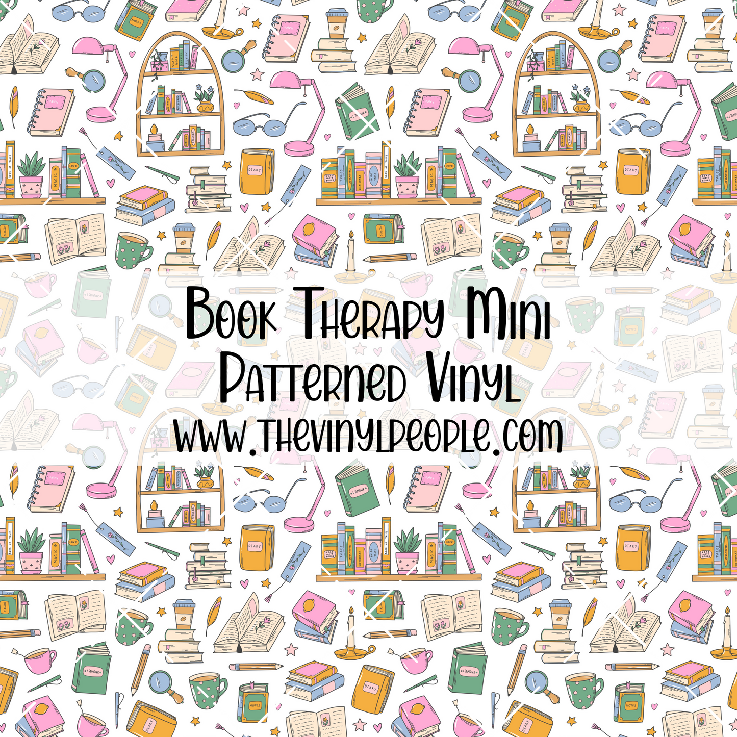 Book Therapy Patterned Vinyl