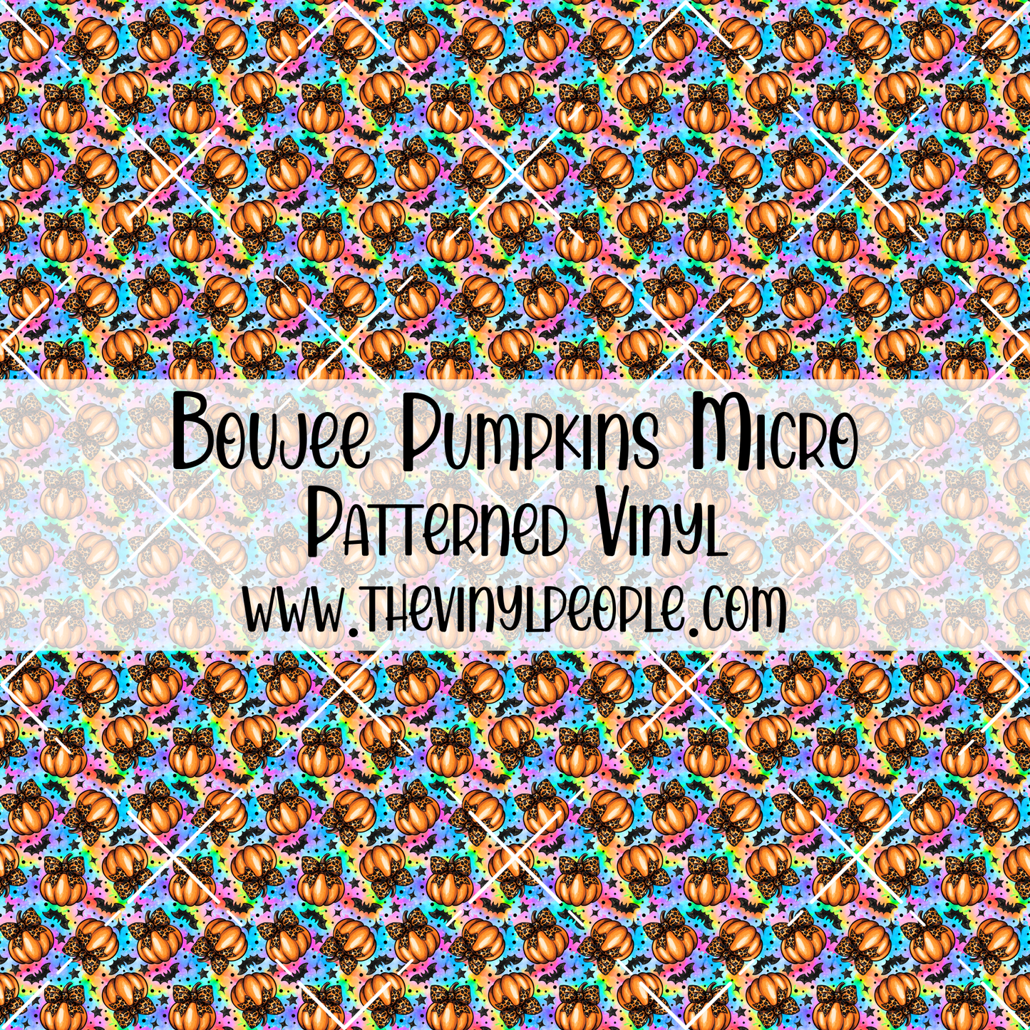 Boujee Pumpkins Patterned Vinyl