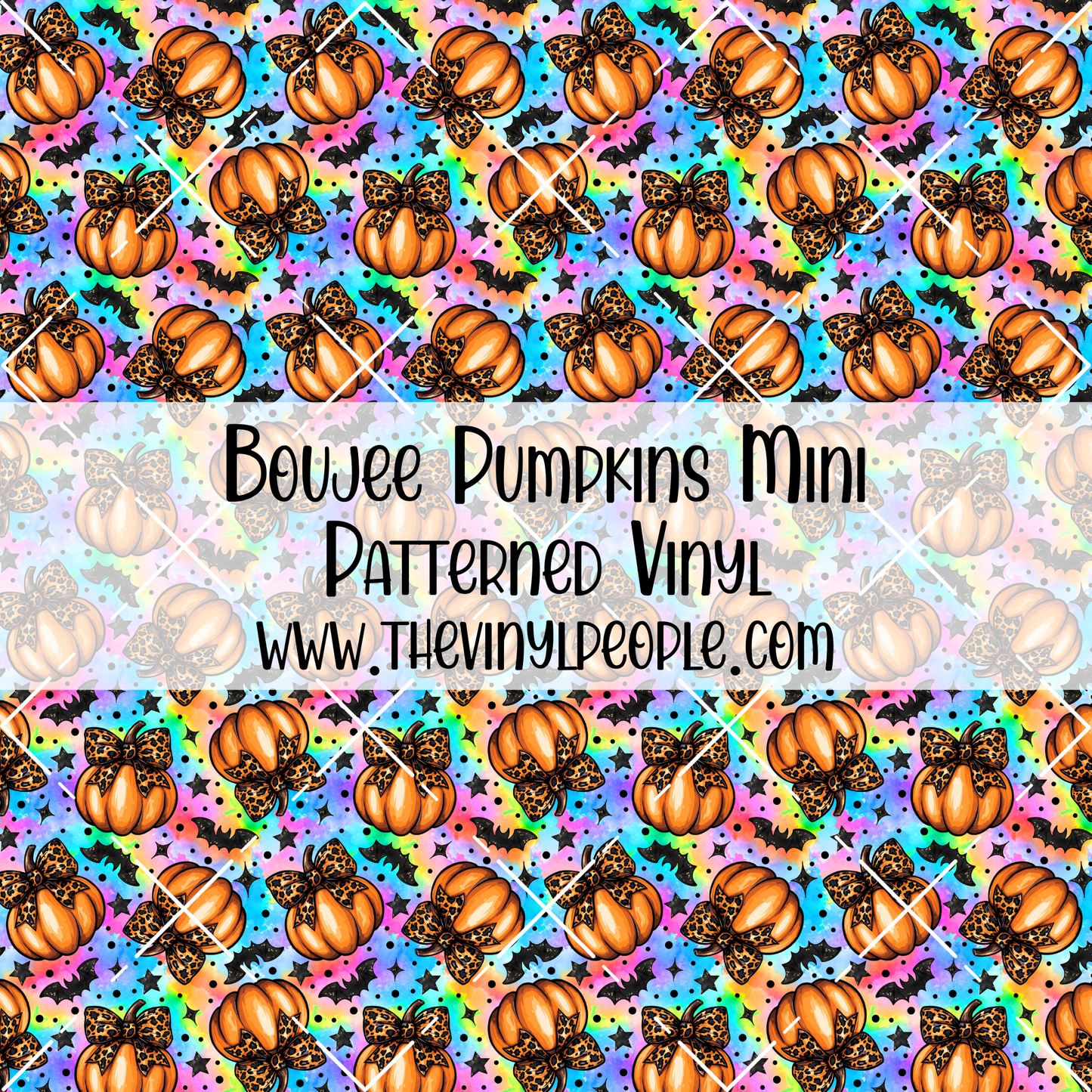 Boujee Pumpkins Patterned Vinyl