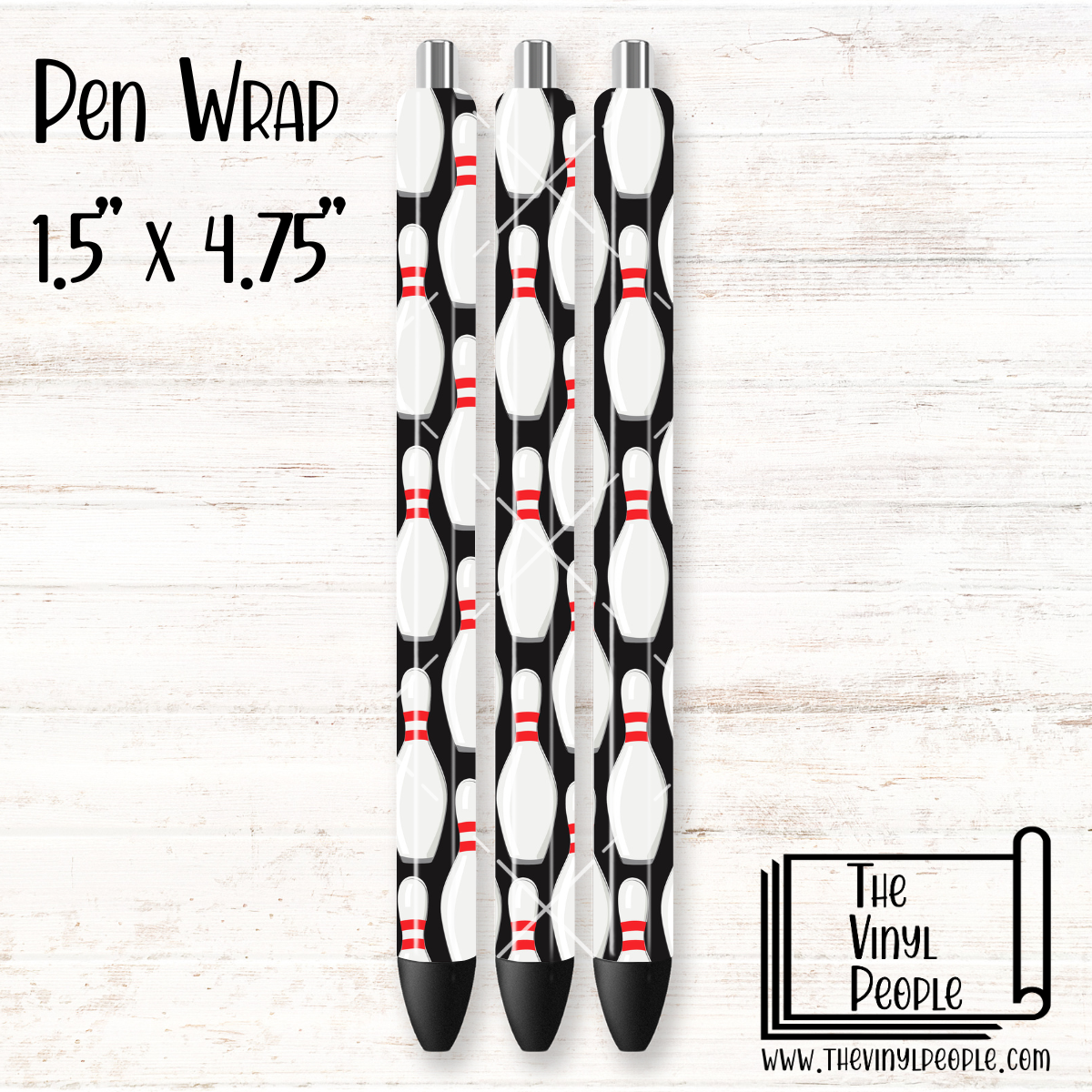 Bowling Pins Pen Wrap