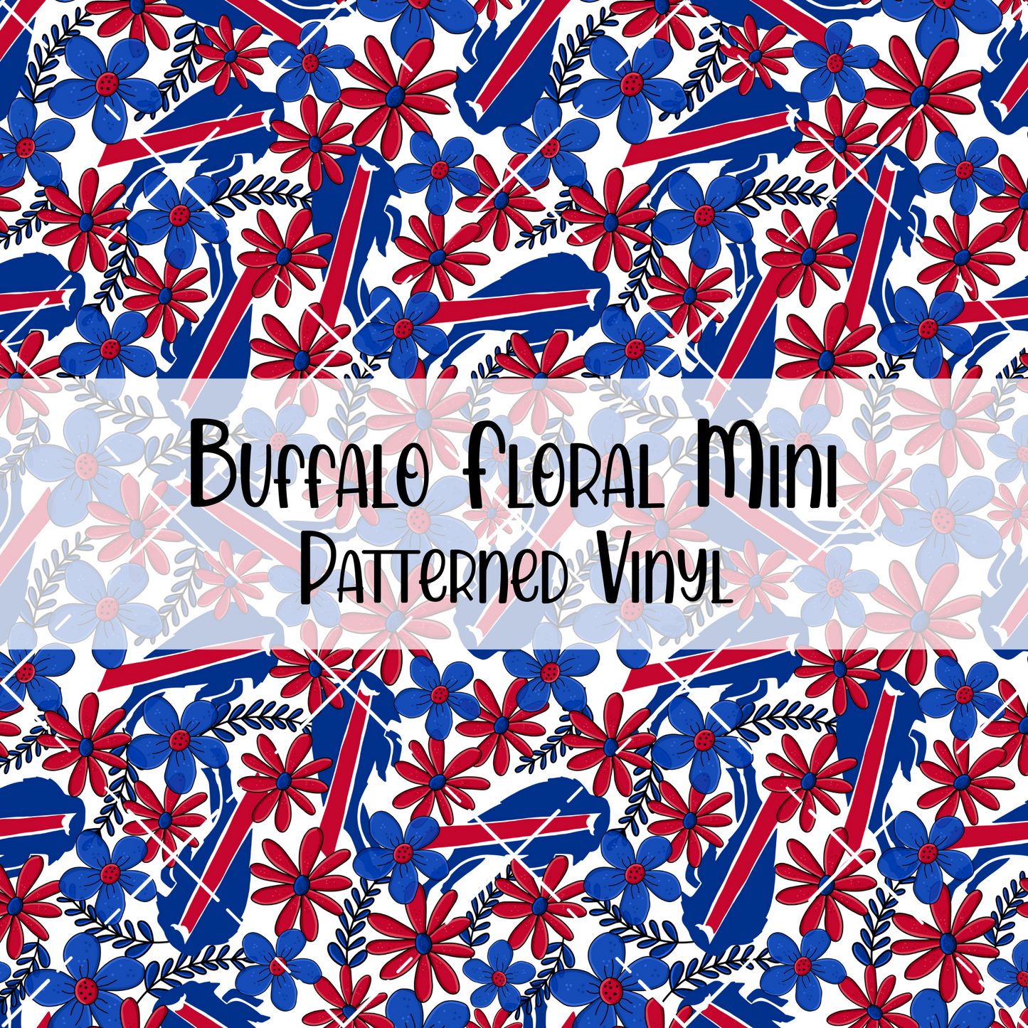Buffalo Floral Patterned Vinyl