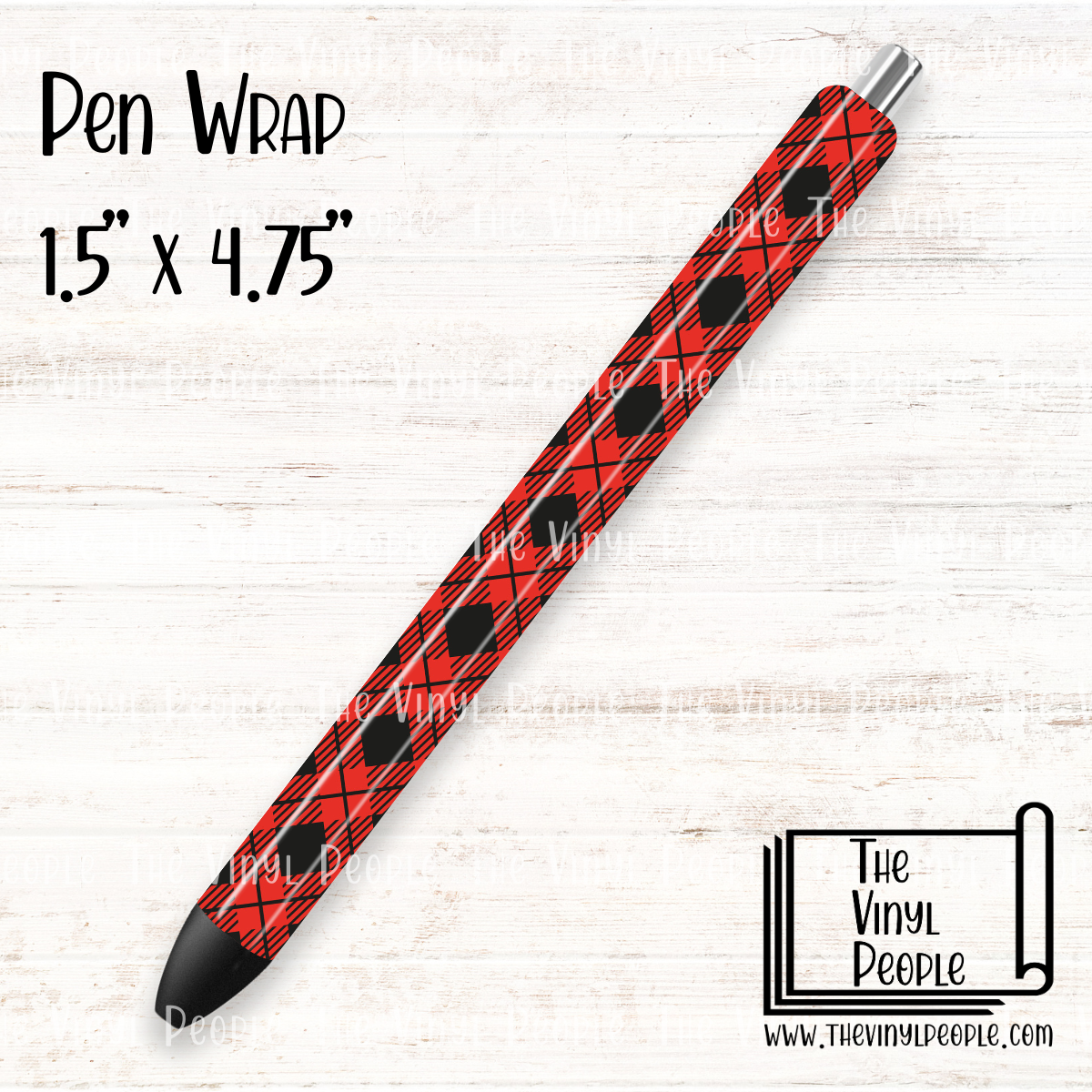 Buffalo Plaid Pen Wrap