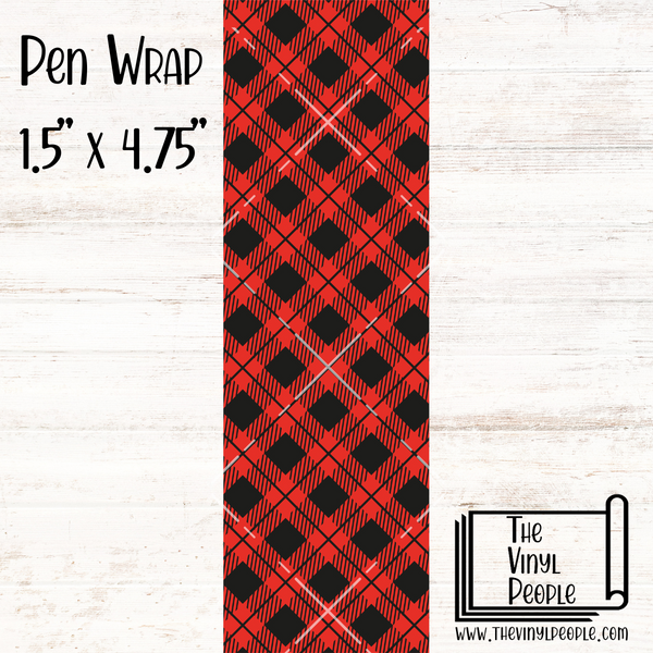 Buffalo Plaid Pen Wrap