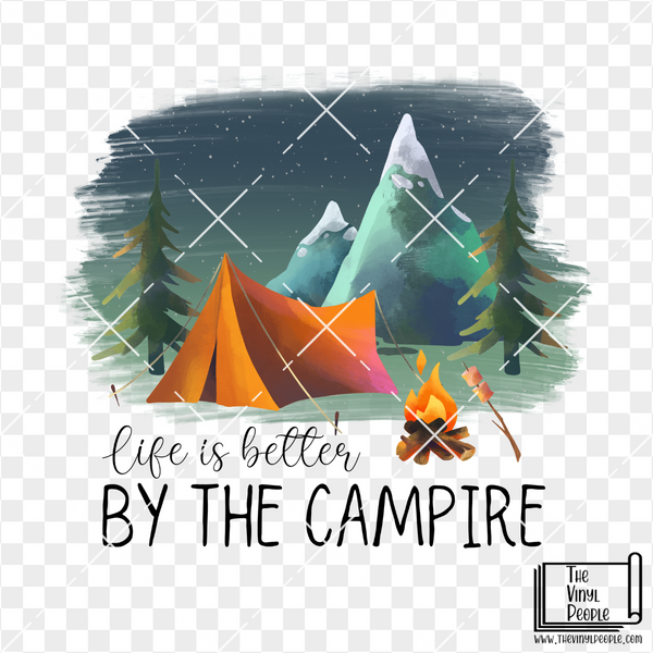By the Campfire Vinyl Decal