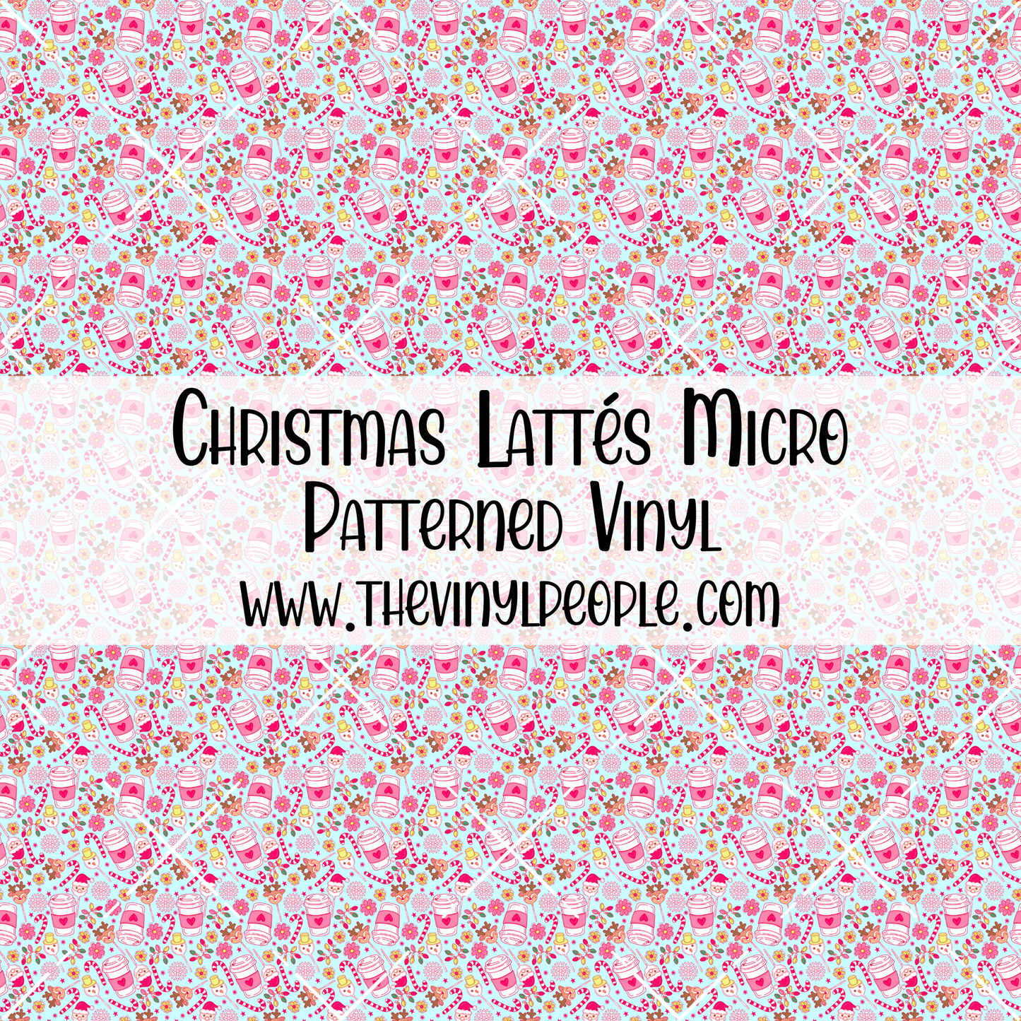 Christmas Lattés Patterned Vinyl