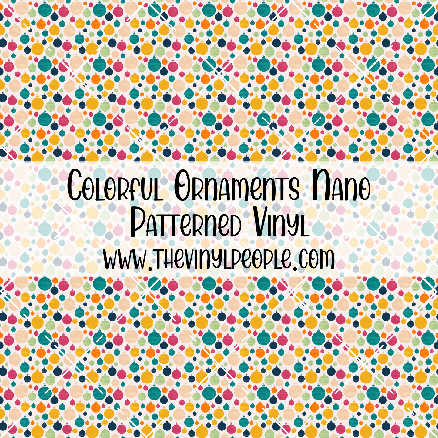 Colorful Ornaments Patterned Vinyl