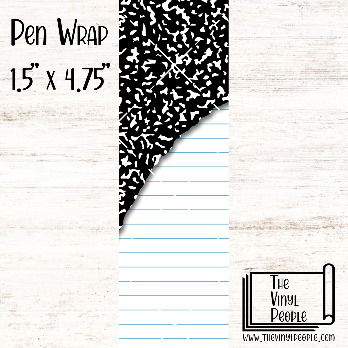 Composition Paper Pen Wrap