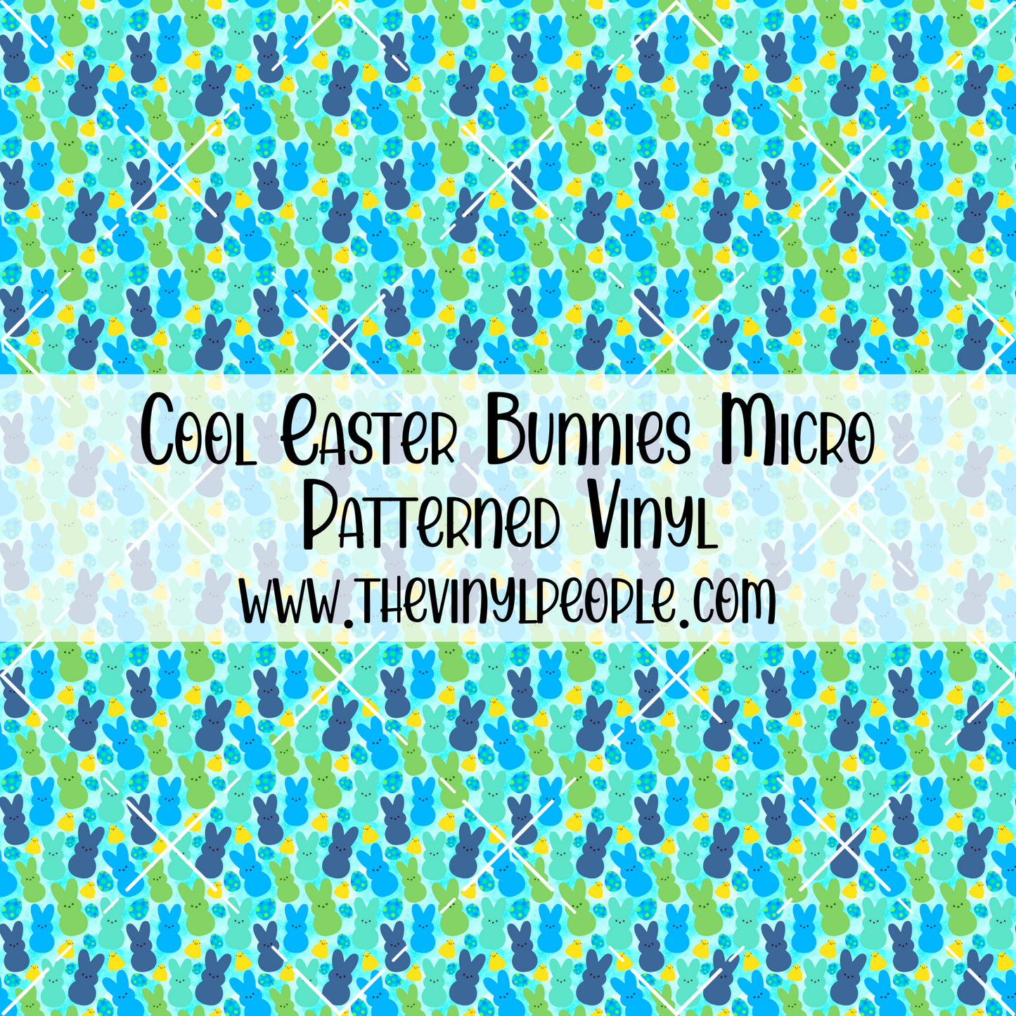 Cool Easter Bunnies Patterned Vinyl