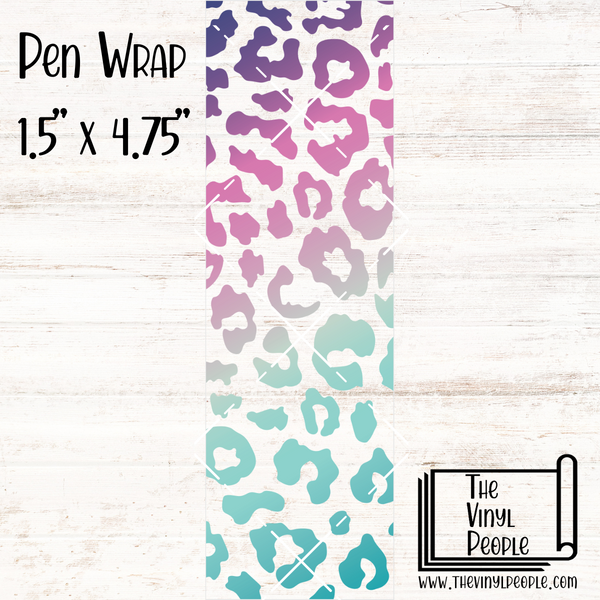 Cool Leopard Ombré Pen Wrap