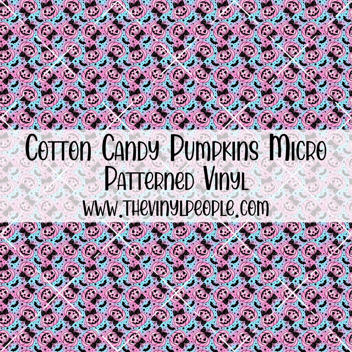 Cotton Candy Pumpkins Patterned Vinyl