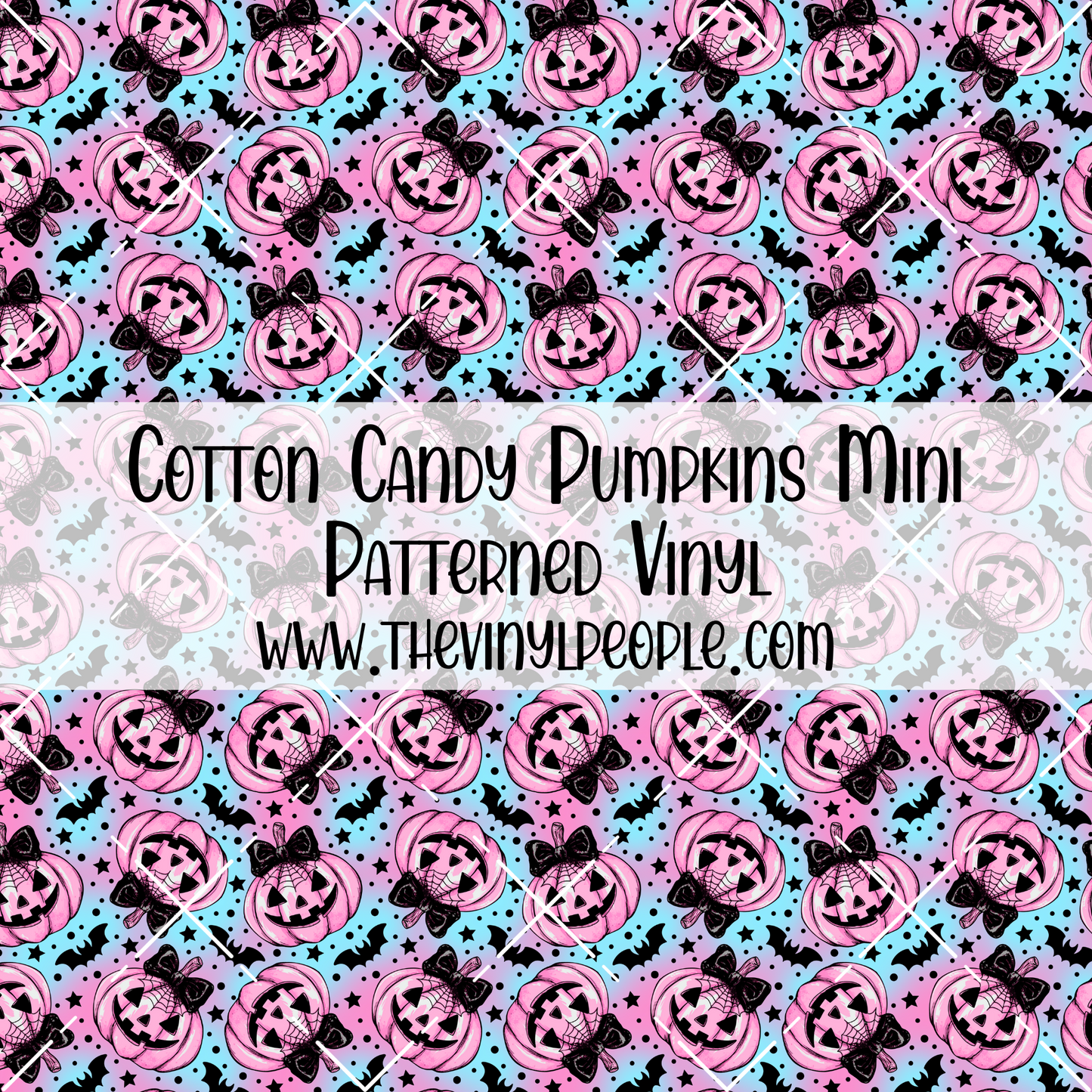 Cotton Candy Pumpkins Patterned Vinyl