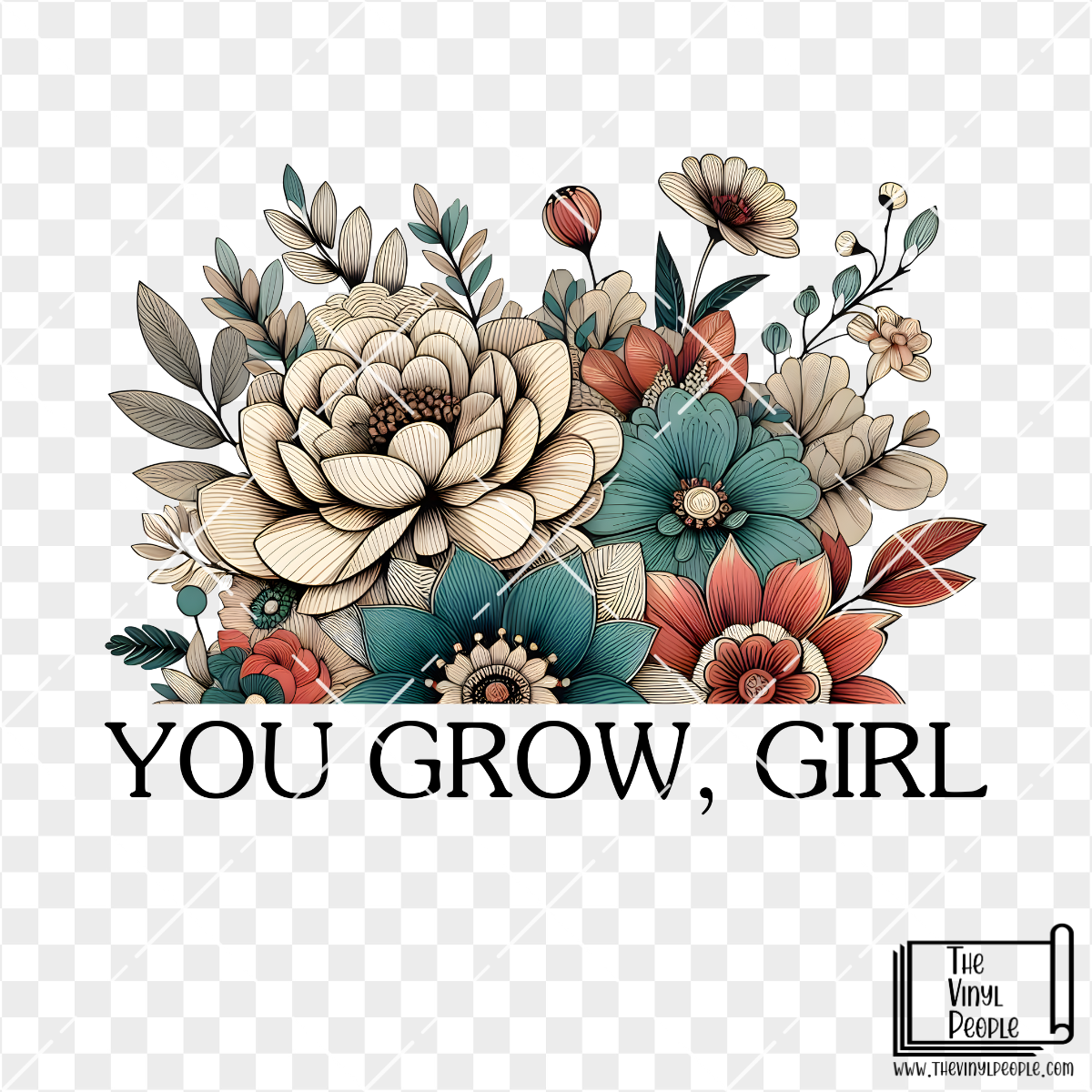 You Grow Girl Vinyl Decal