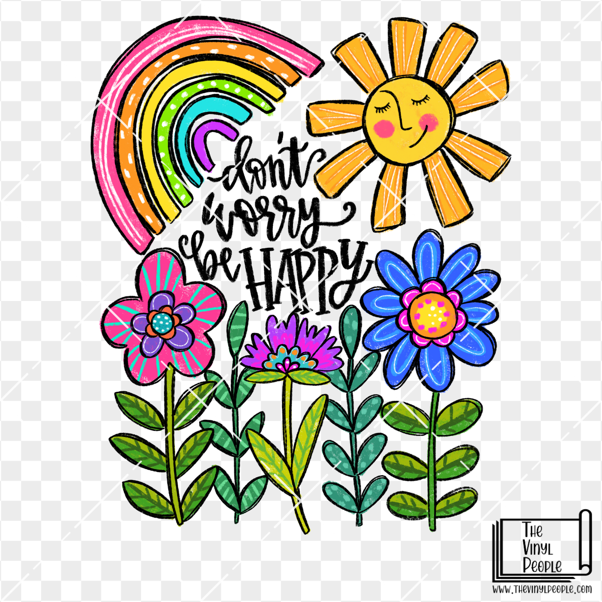 Don't Worry Vinyl Decal