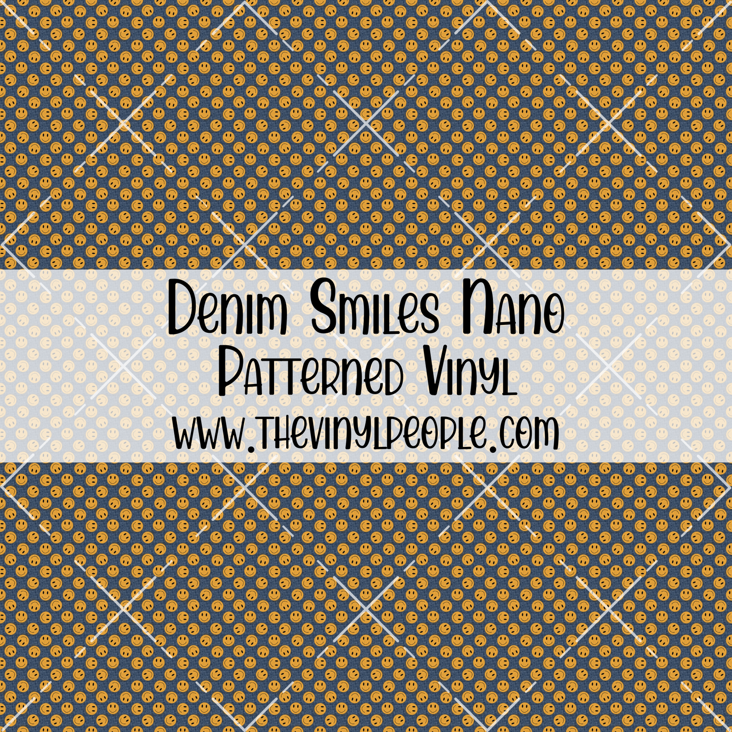 Denim Smiles Patterned Vinyl