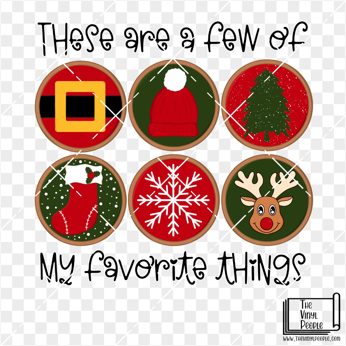 Favorite Christmas Cookies Vinyl Decal