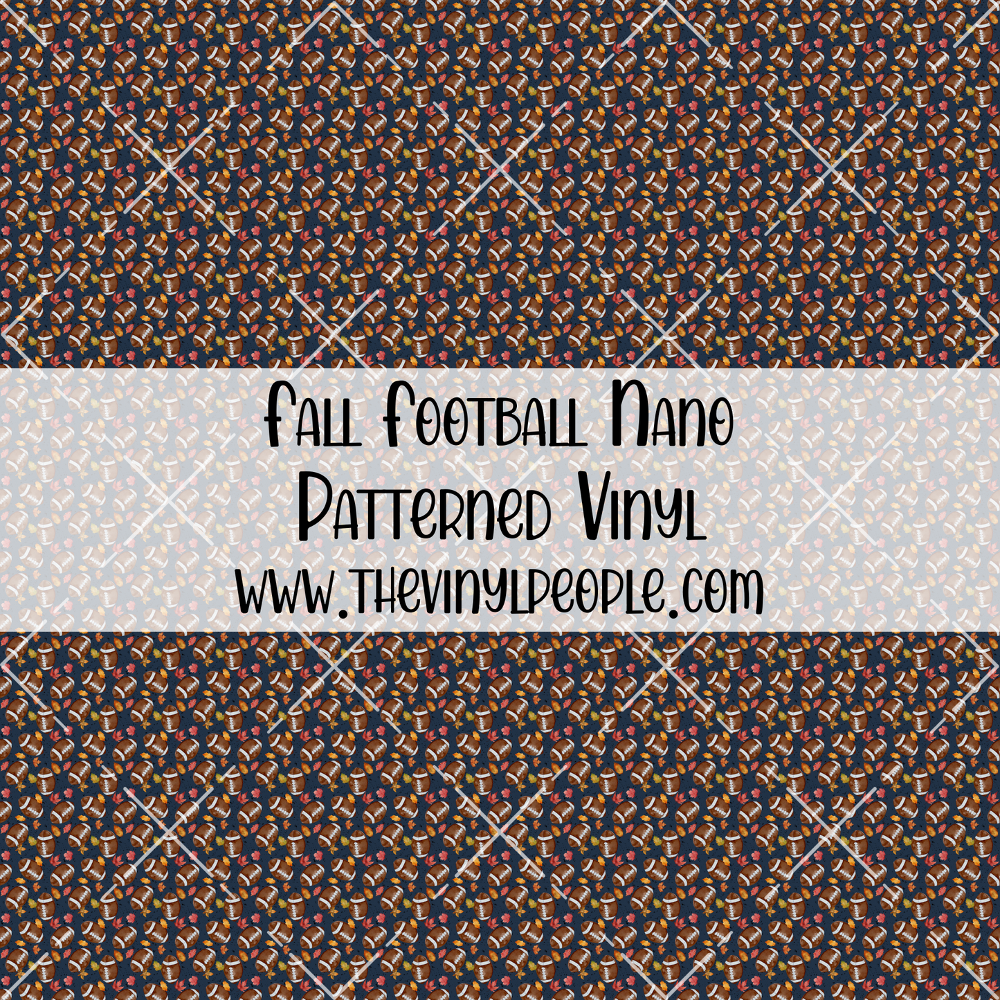 Fall Football Patterned Vinyl