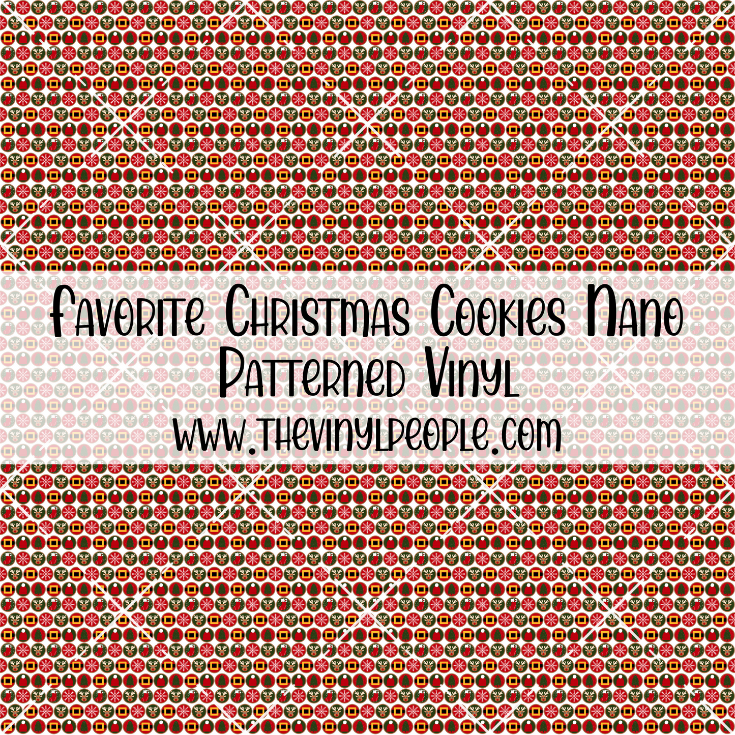 Favorite Christmas Cookies Patterned Vinyl