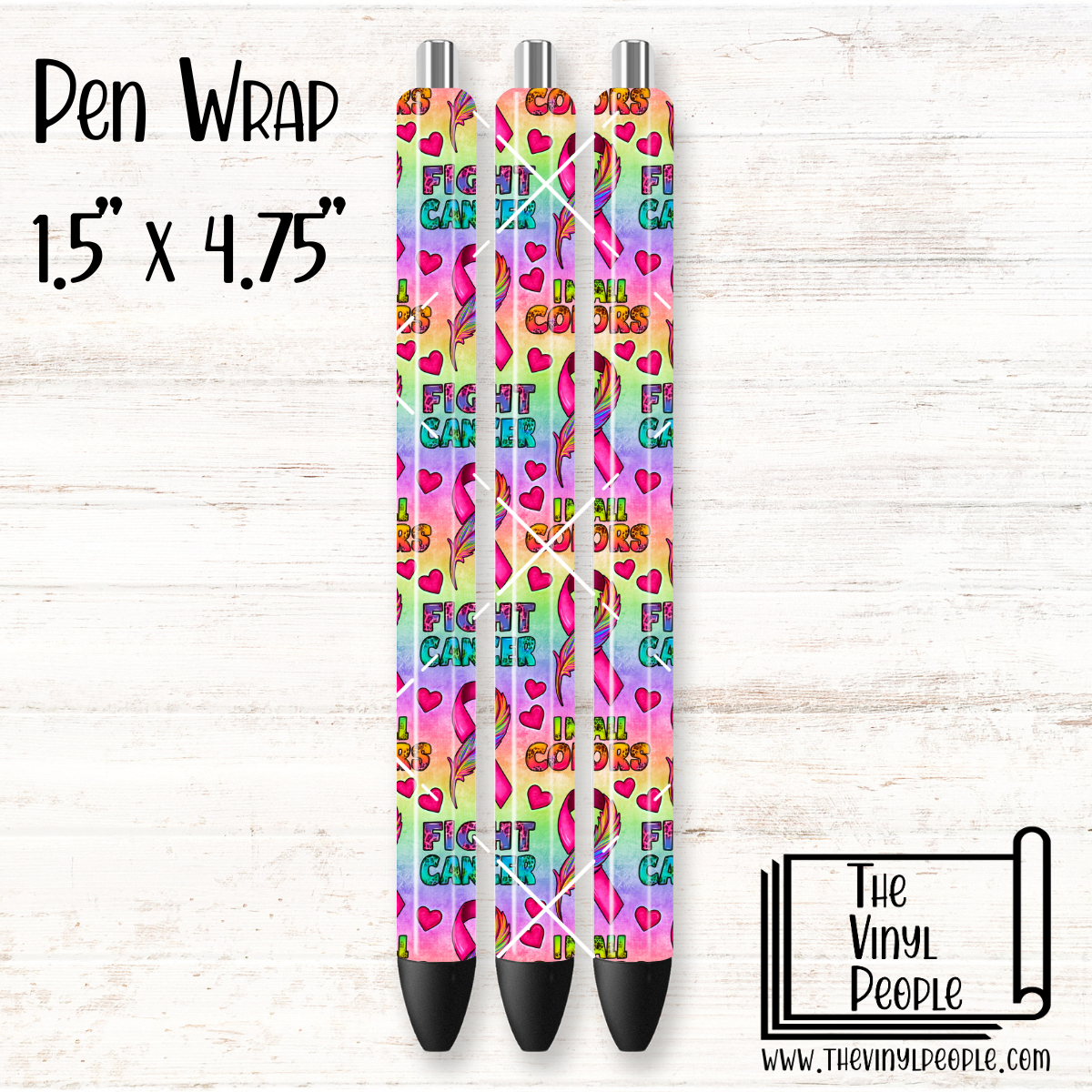 Fight Cancer in All Colors Pen Wrap