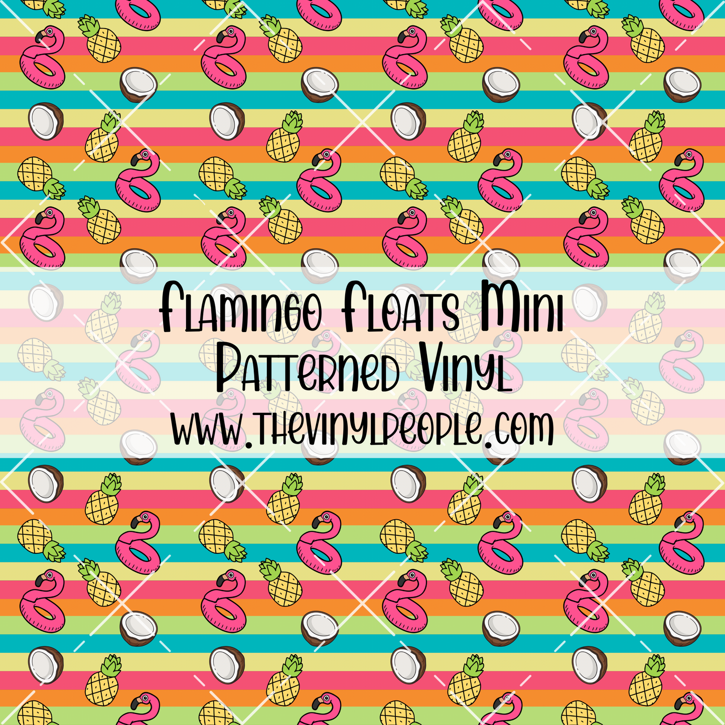 Flamingo Floats Patterned Vinyl