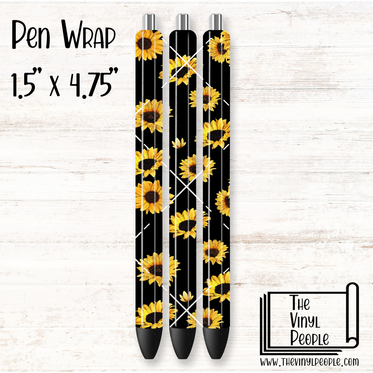 Floating Sunflowers Pen Wrap
