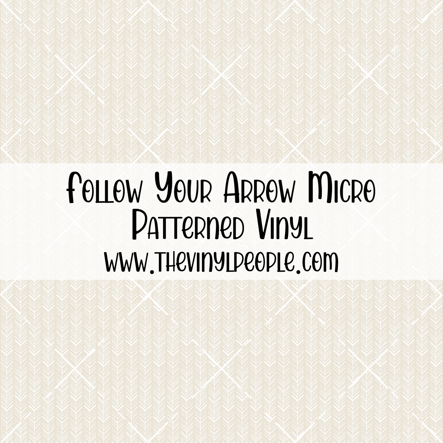 Follow Your Arrow Patterned Vinyl