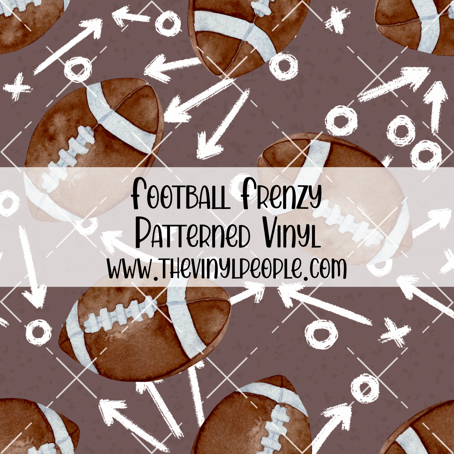 Football Frenzy Patterned Vinyl