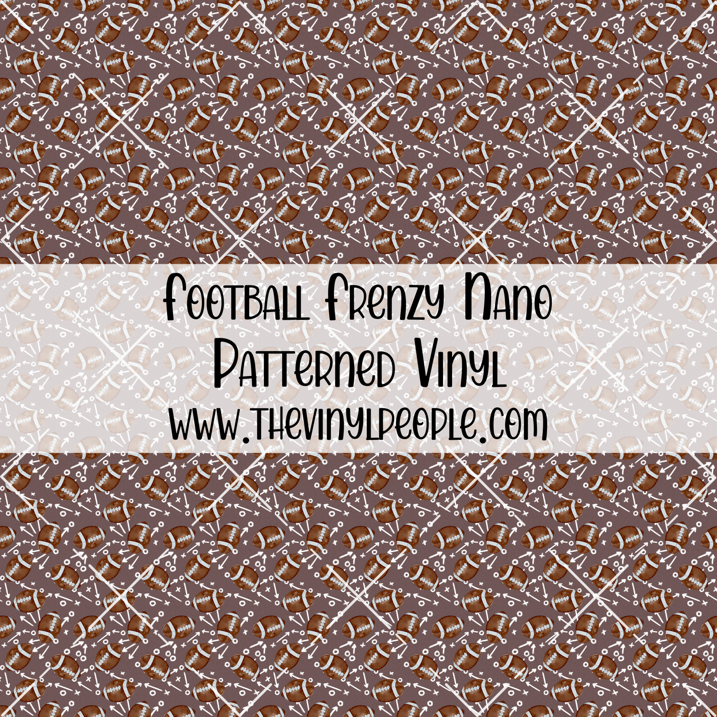 Football Frenzy Patterned Vinyl