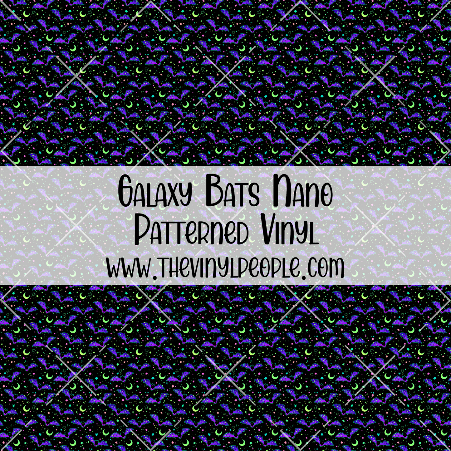 Galaxy Bats Patterned Vinyl