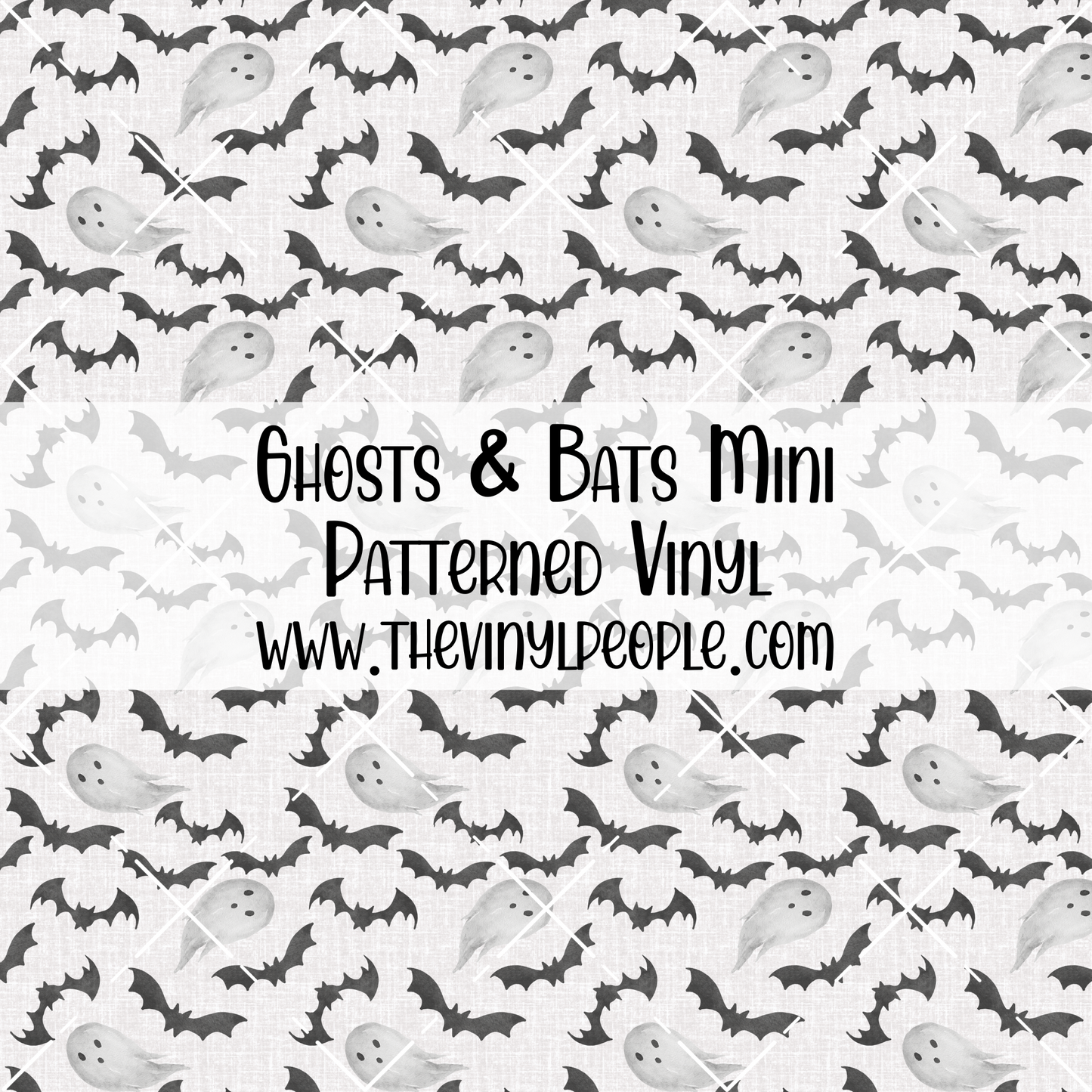 Ghosts & Bats Patterned Vinyl