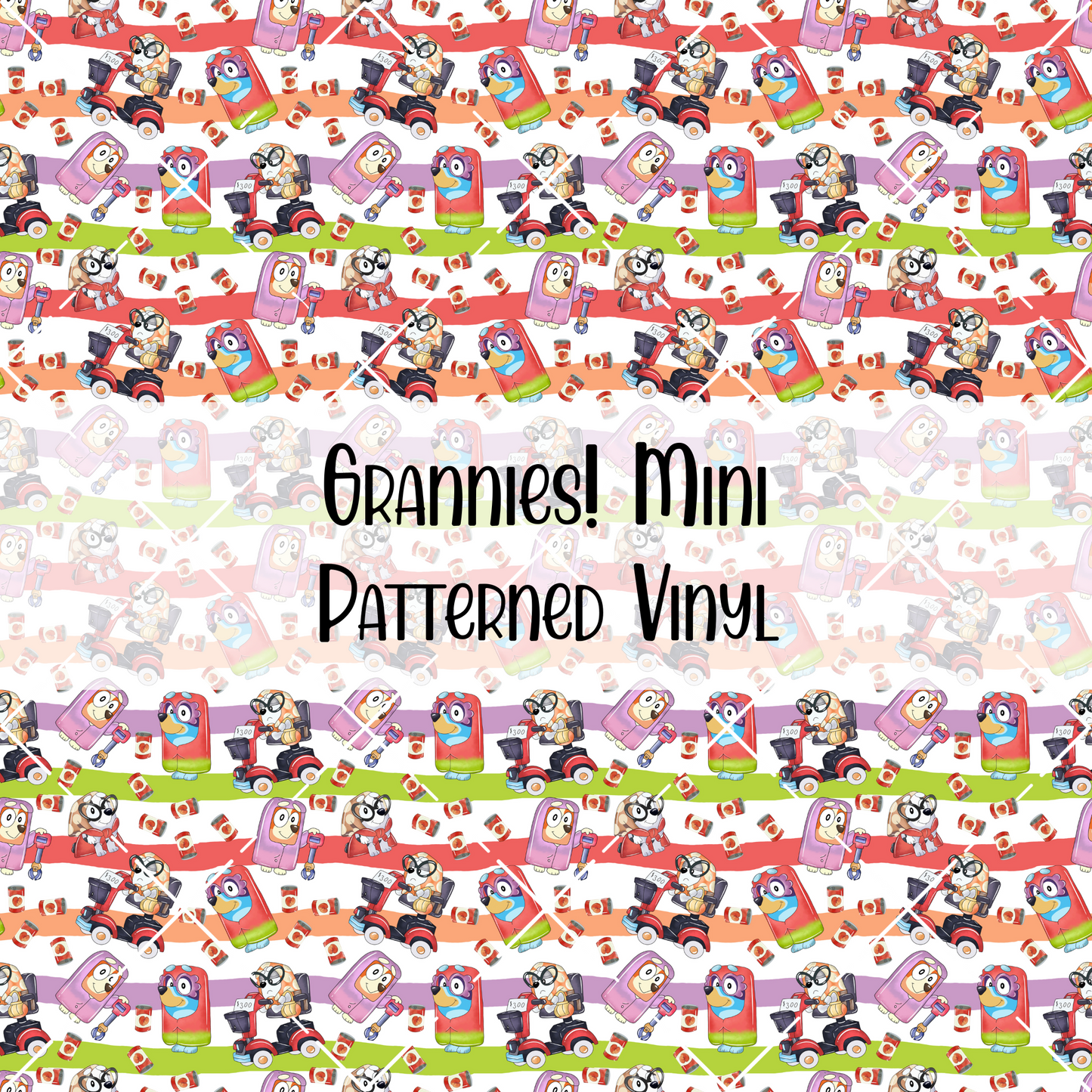 Grannies! Patterned Vinyl