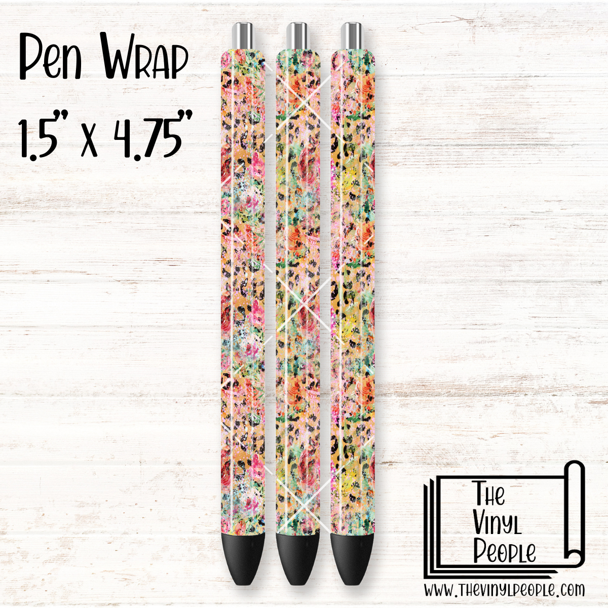 Grunge Leopard Pen Wrap
